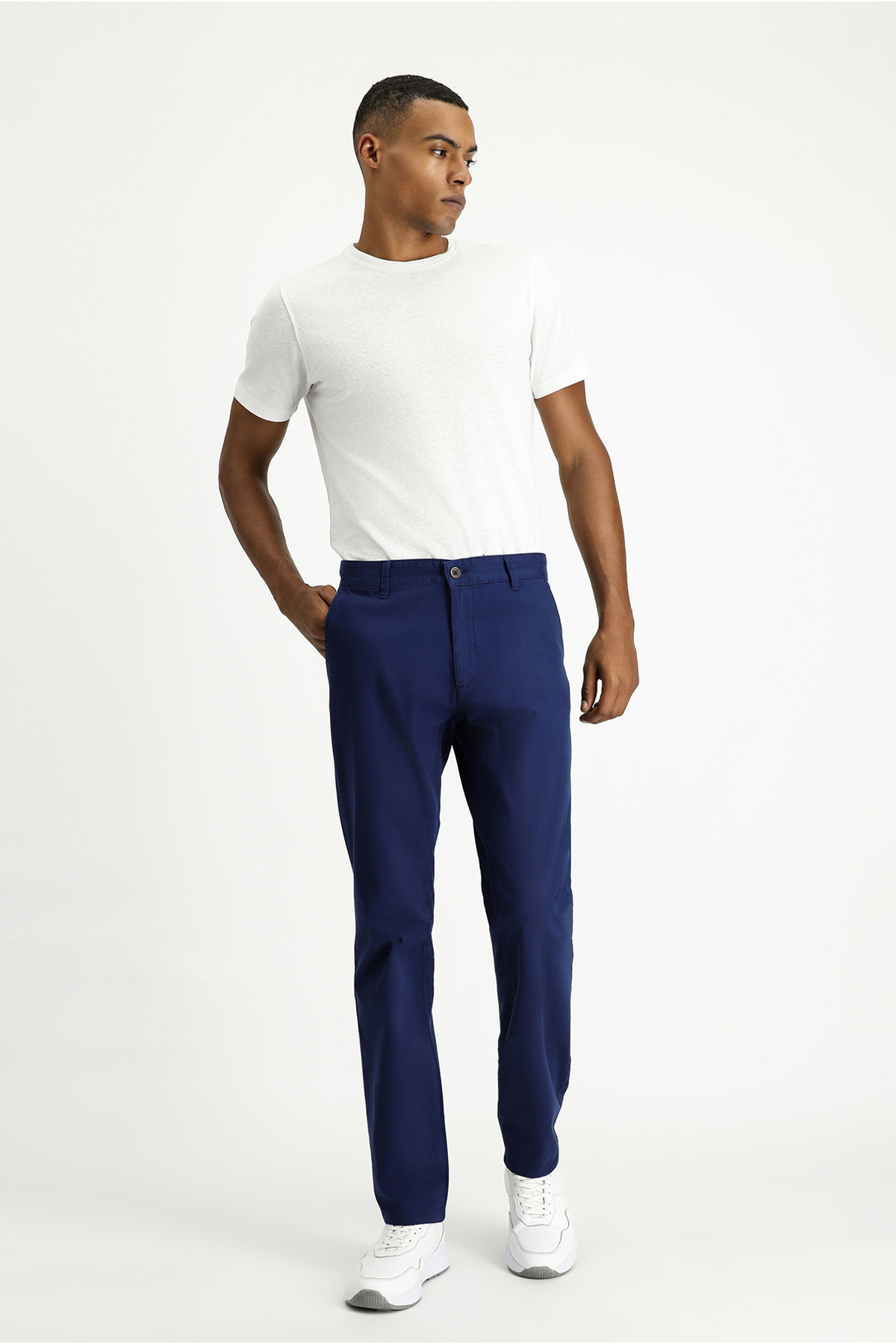 Kiğılı Super Slim Fit Eksra Dar Kesim Likralı Kanvas / Chino Pantolon