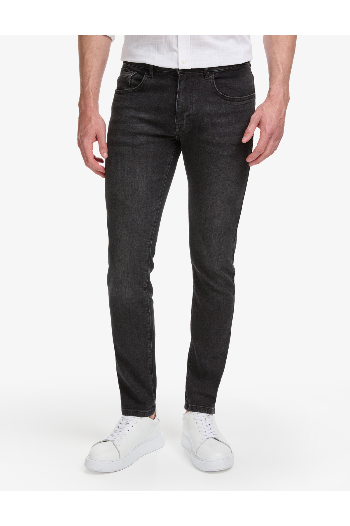 Pierre Cardin Siyah Slim Fit Jean Pantolon 50327839-VR046 görsel 2