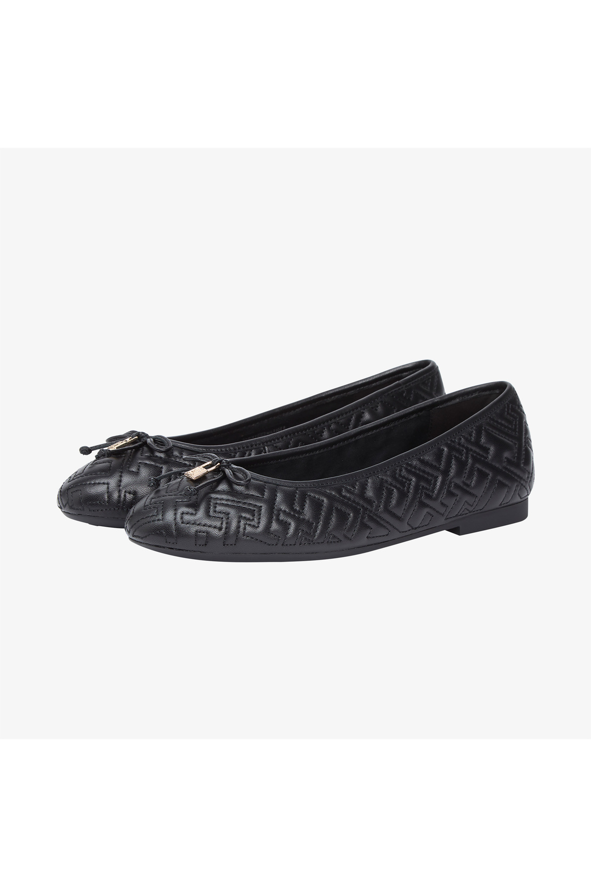 کفش espadril زنانه مشکی TH QUILTED BALLERINA - FW0FW09264