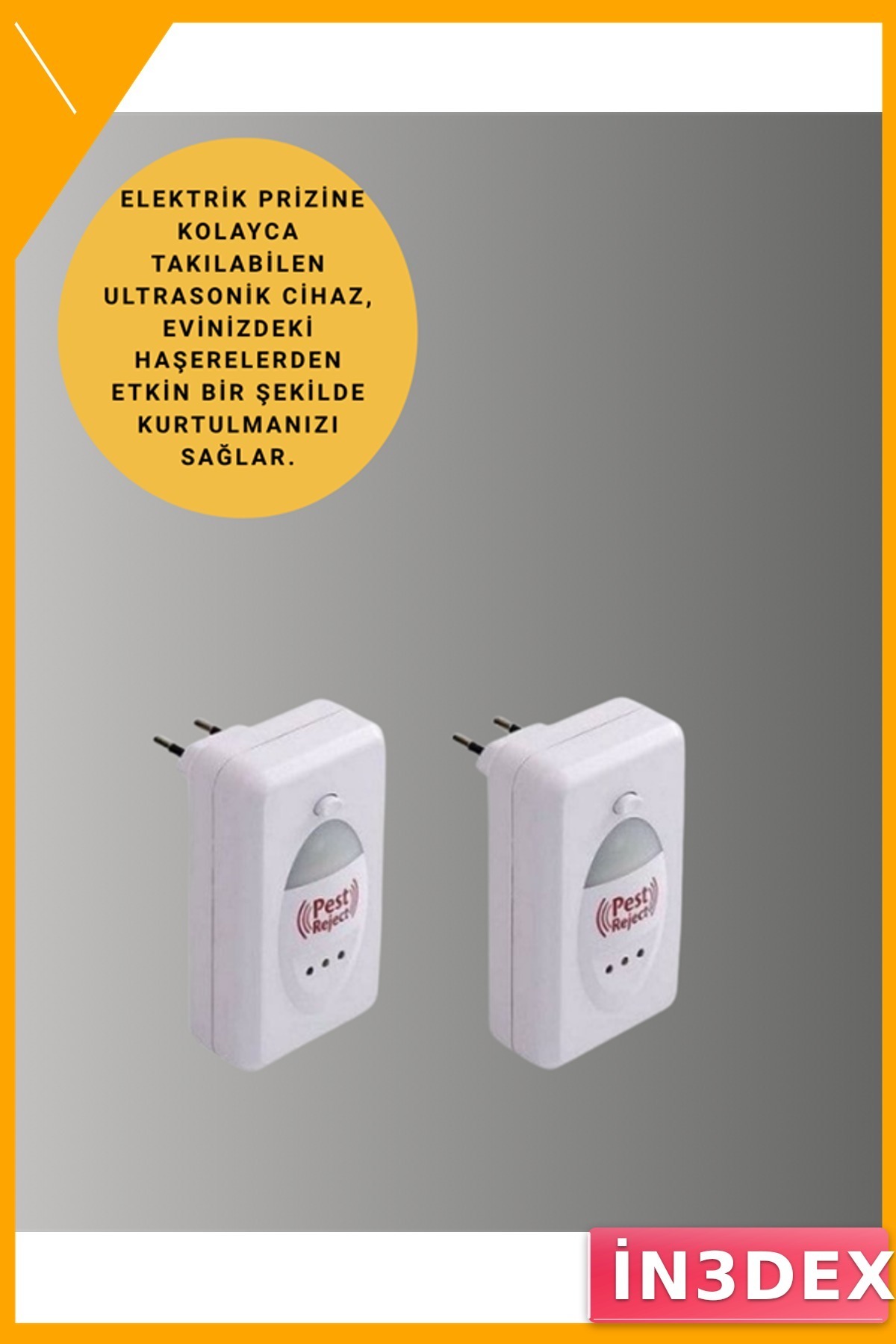 Ultrasonik Haşere Kovucu Cihaz Priz Tipi günlük kullanıma uygun