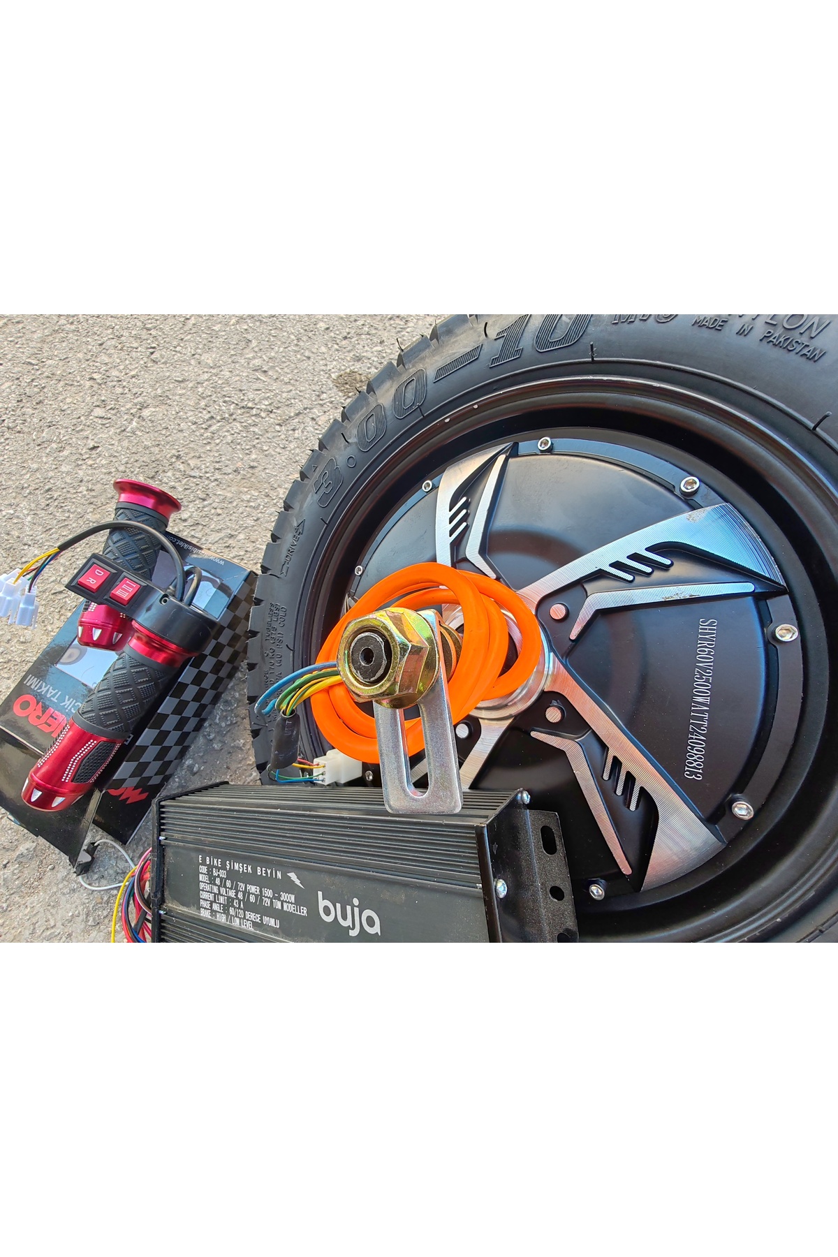 buja 48-84V uyumlu 2500watt EBİKE arka motor seti - Fiyatı