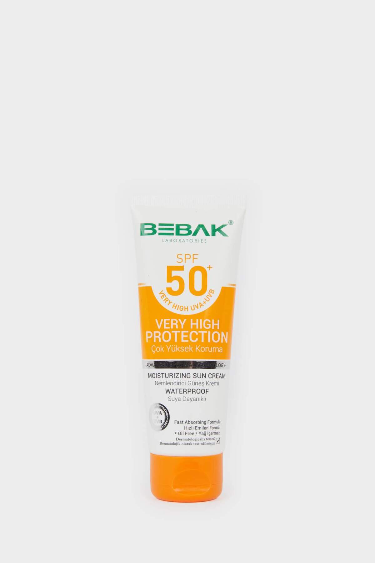 Bebak Nemlendirici Güneş Kremi 50+ SPF UVA UVB Koruma 75 ml Tüm Cilt Tipleri için G0155AXNS