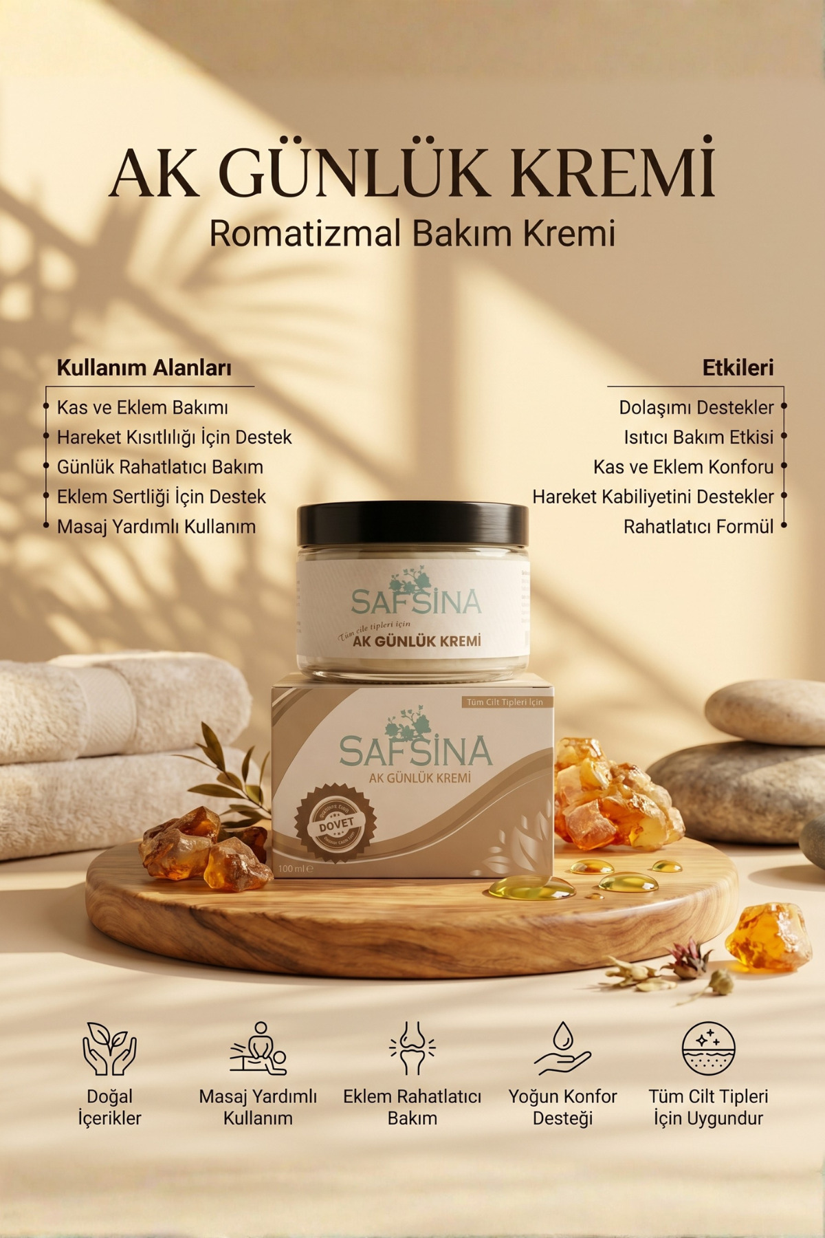 AKGÜNLÜK KREMİ (Eklem ve Hareket Konforu) — 8685198445103 — تصویر 2 از 4