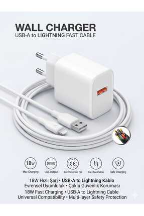 BAYT-TECH USB TO LIGHTNING FAST ŞARJ ALETİ