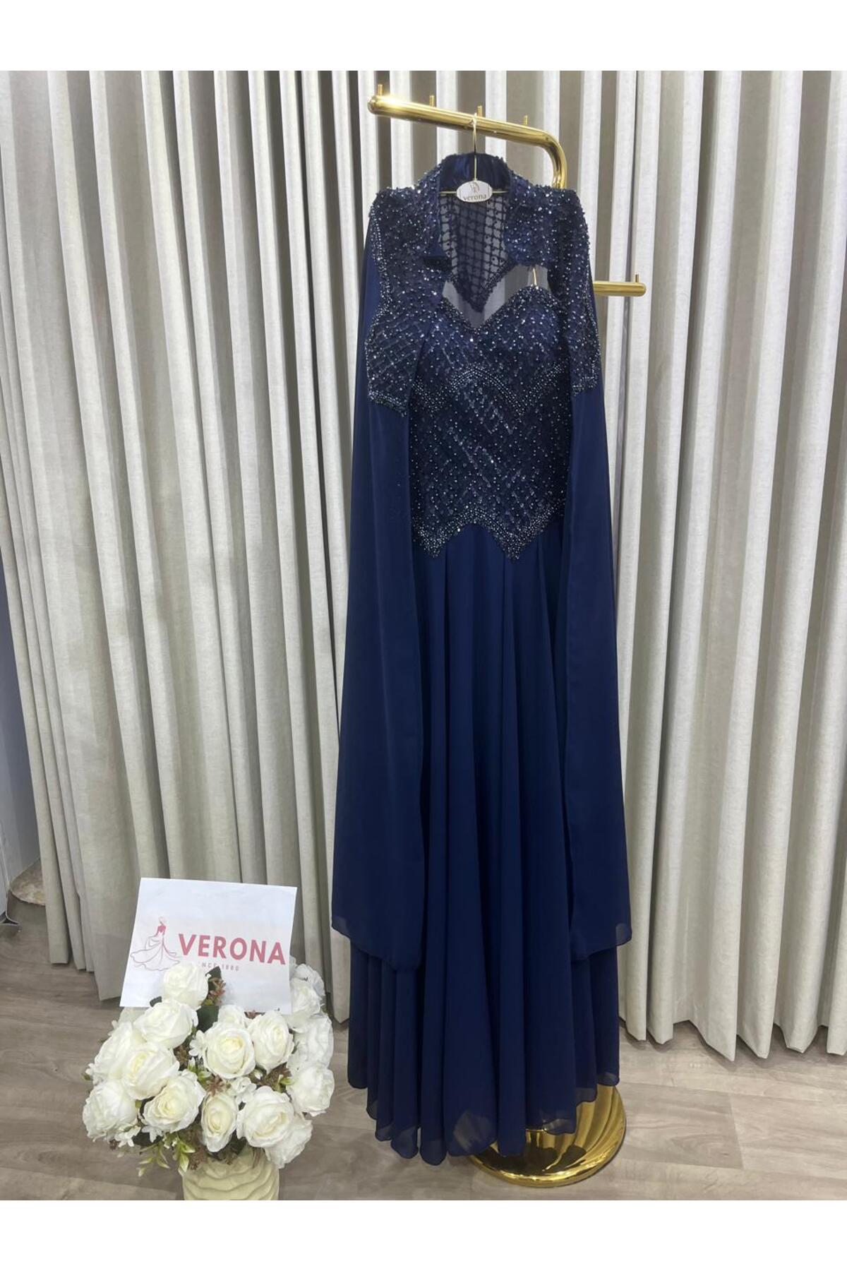 sachin and babi light blue dress Cute Navy Blue Dress - Wrap Midi Dress - Long Sleeve Wrap Dress