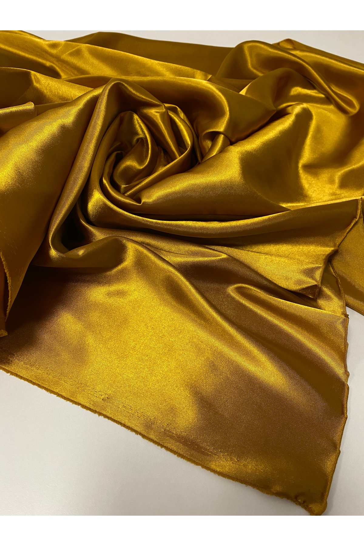 Gold Satin Fabric 150 Cm Top Imported Satin Imported Crystal Satin Fabric Evening Dress, Dress, Wedding Dress, Napkins, Decor