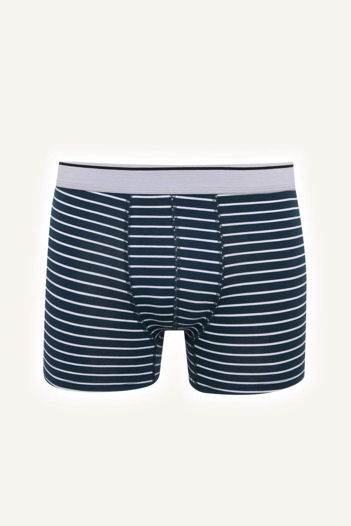 DeFacto Regular Fit Desenli 3'lü Boxer Set H4517AX26SP görsel 6