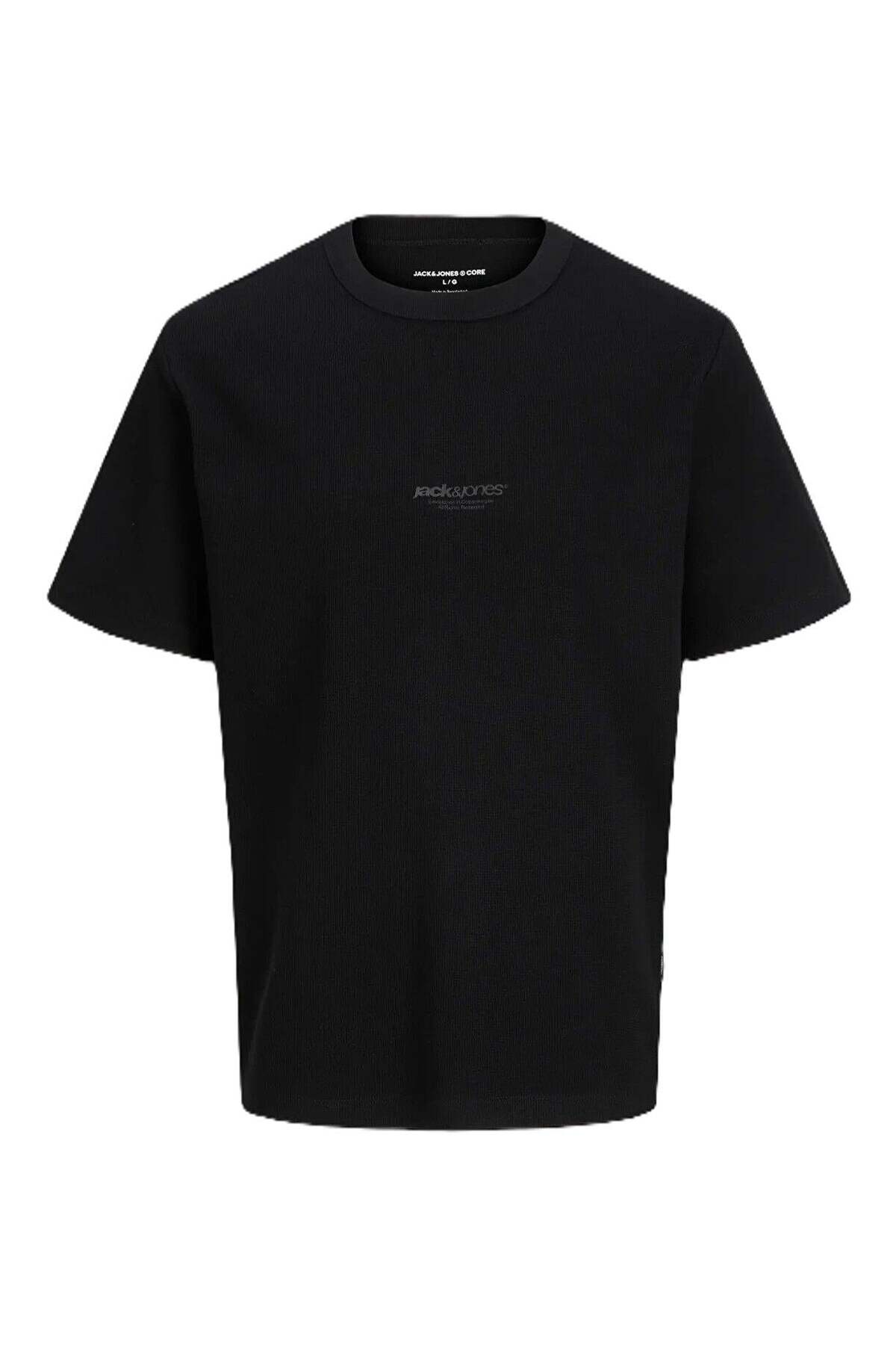 تی‌شرت طرح‌دار JCOCLUB یقه گرد مشکی جک اند جونز تی شرت Jack & Jones