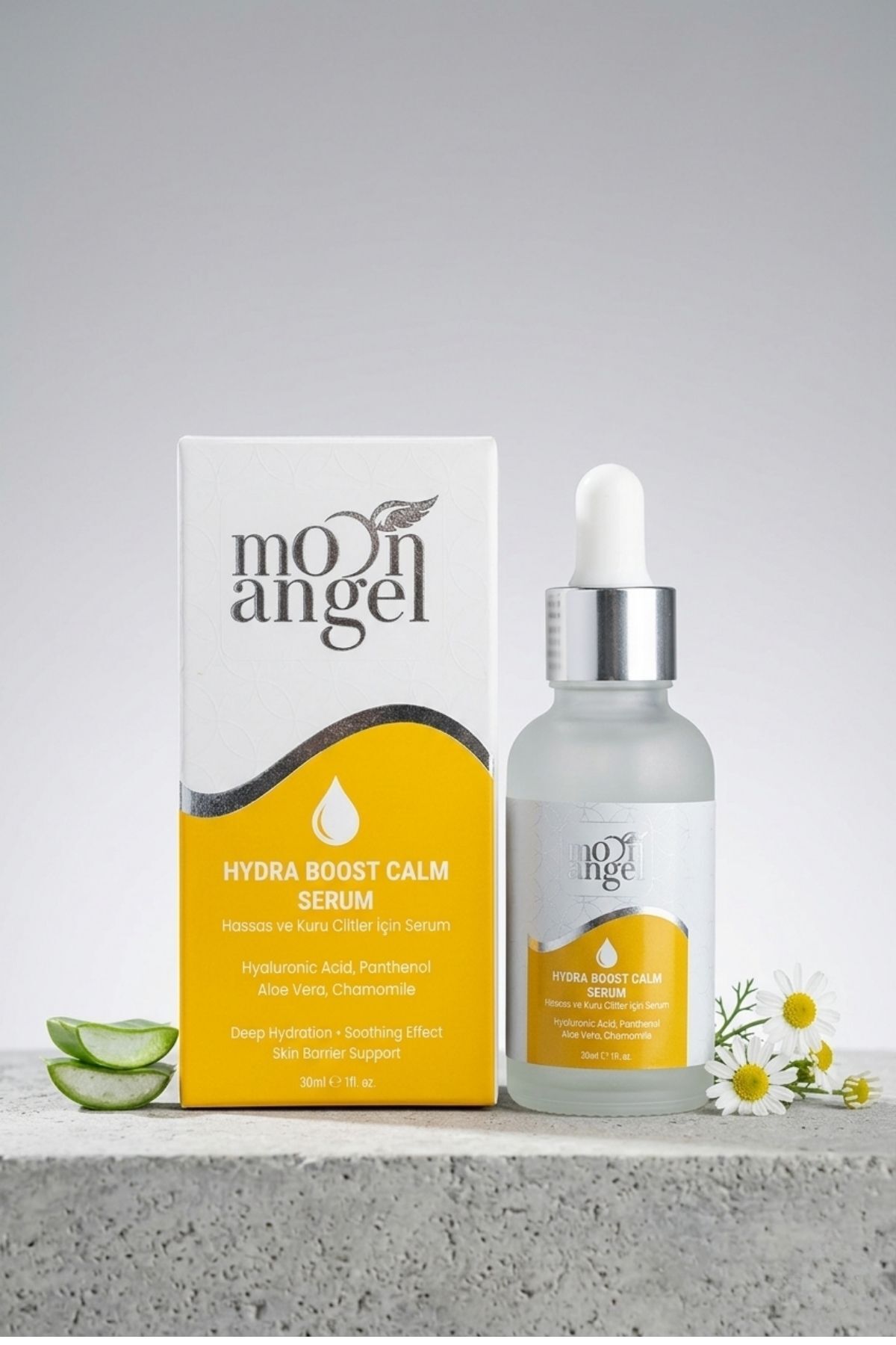 Hydra Boost Calm Serum 30 ml Hassas ve Kuru Ciltler İçin Yoğun Nemlendirici & Yatıştırıcı Yüz Serumu (Hyaluronik Asit + Panthenol) — görsel 1
