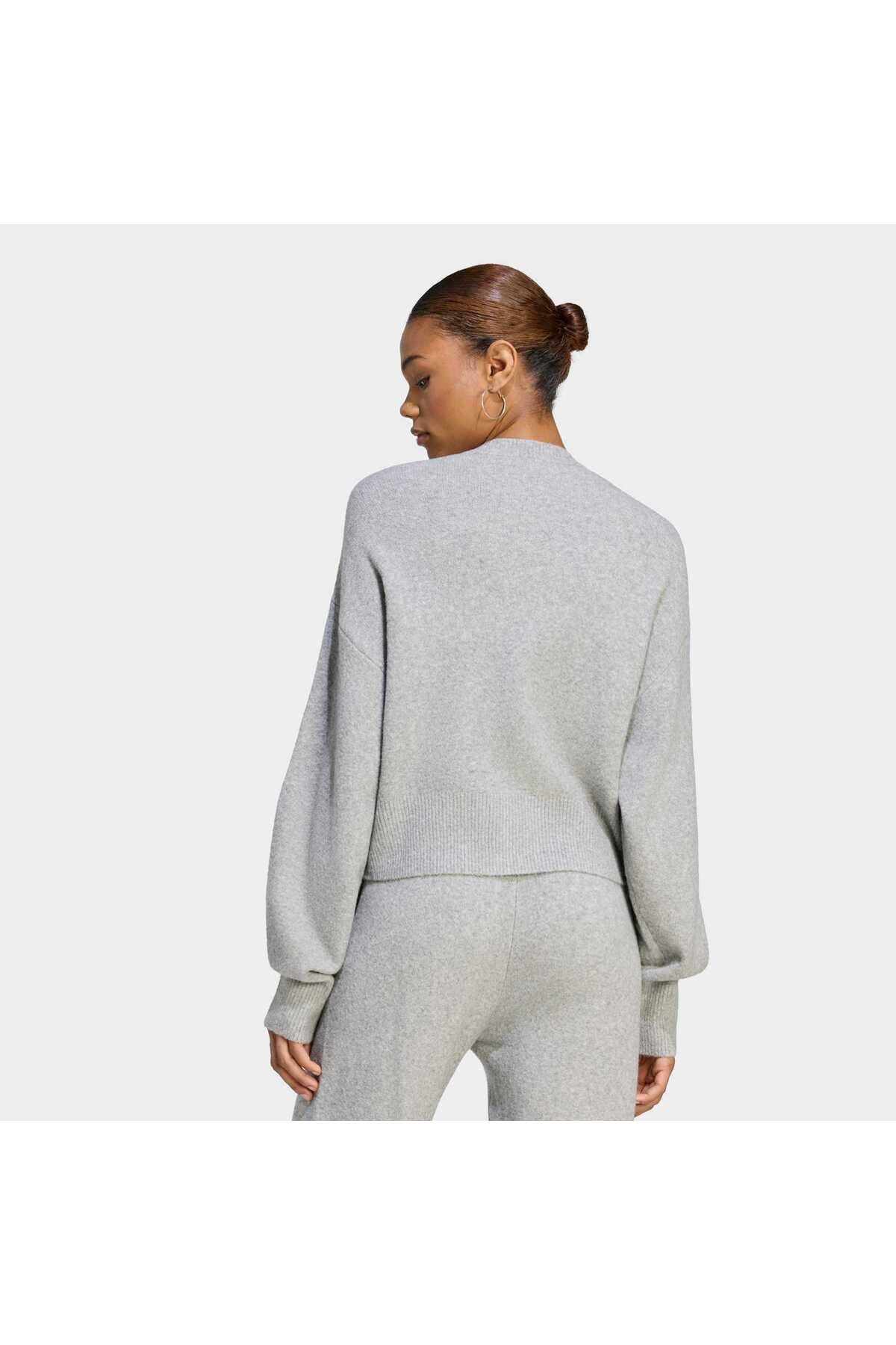 adidas Ess Cardigan Kadın Spor Sweatshirt IA4457 görsel 2