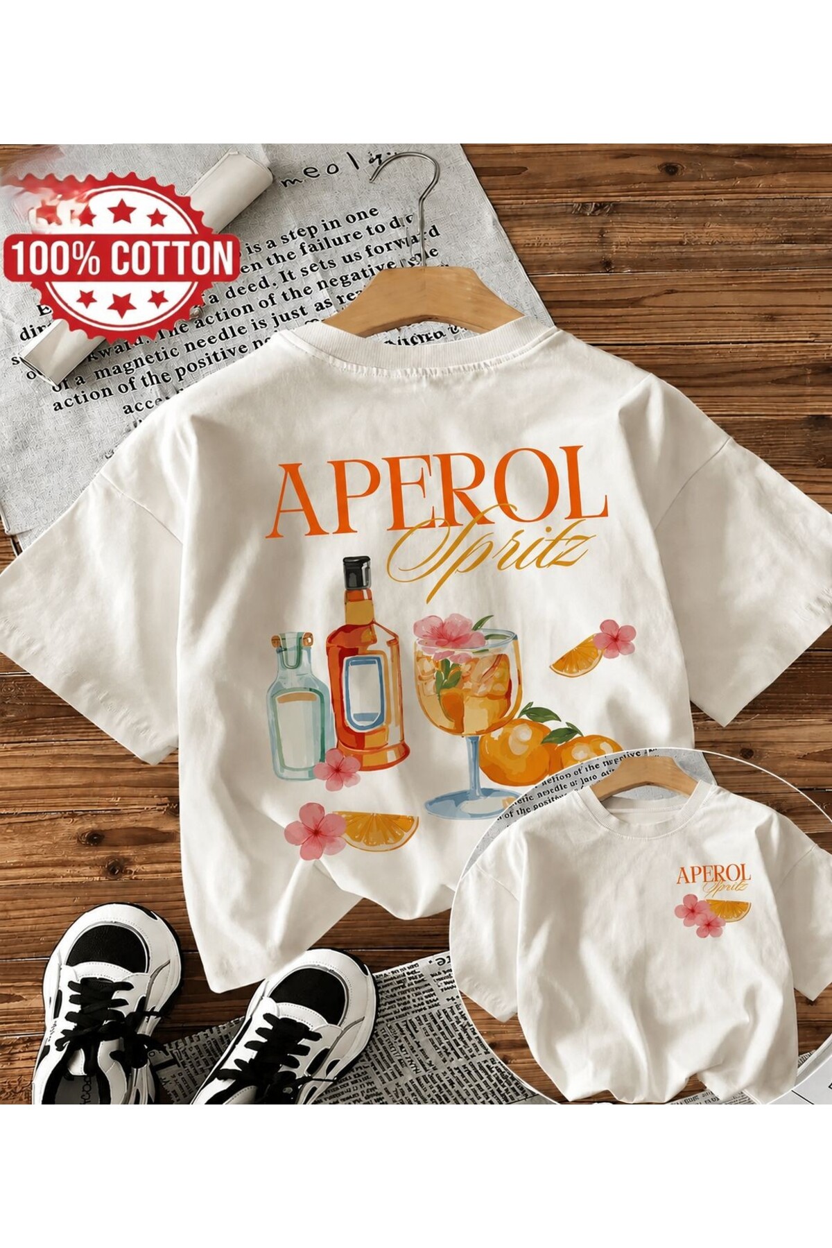 LELVANİ ŽENSKA MAJICA SA ŠTAMPOM APEROL SPRITZ