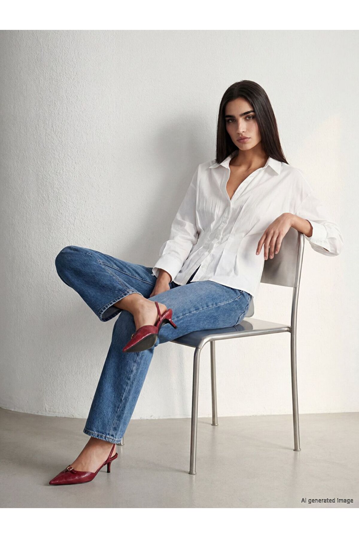 LC Waikiki Lcw Vision Gathered Women's Shirt