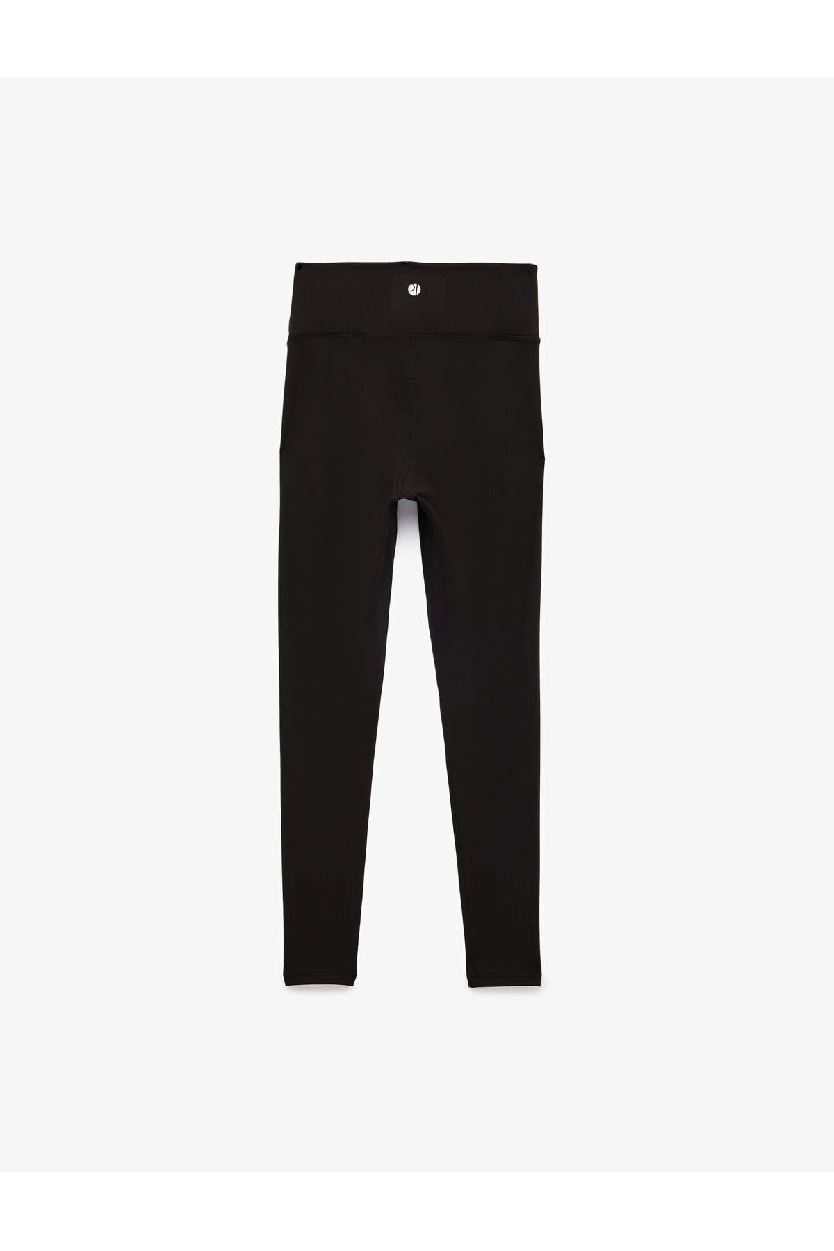 Koton Yüksek Bel İnterlok Kumaş Slim Fit Spor Tayt görsel 3