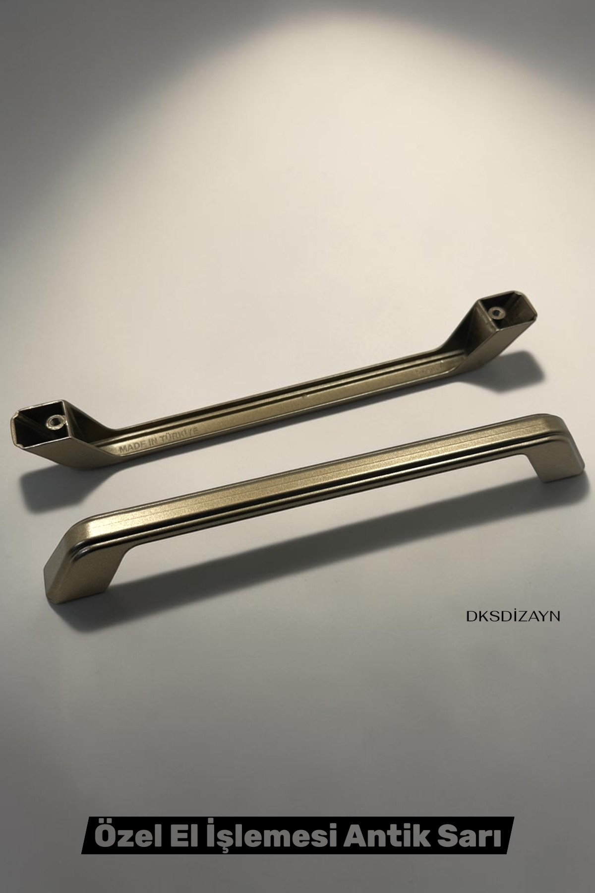 DKSDİZAYN 160mm Ebru - Antik Sarı Eskitme - 1. Sınıf METAL Mobilya