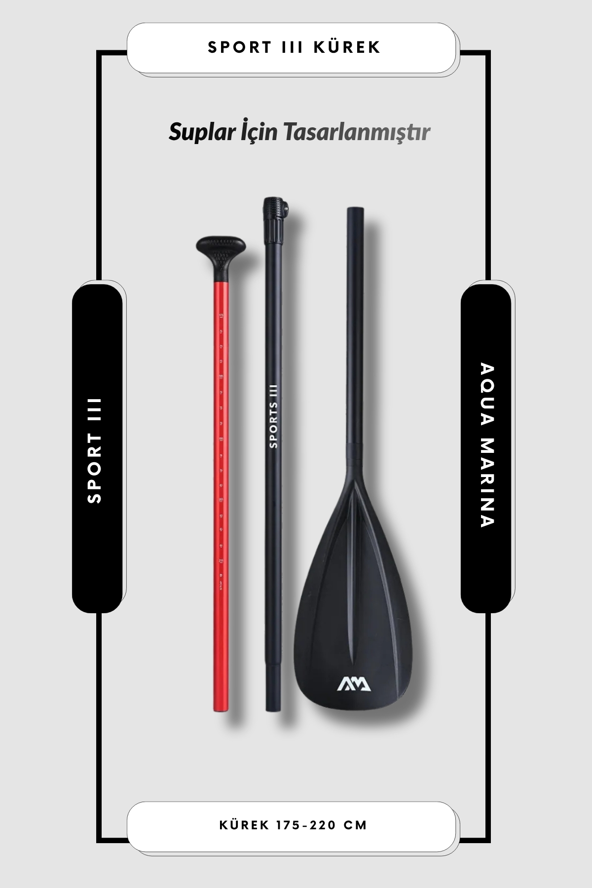 aquamarina Aqua Marina Sports III Yeni Sezon Ayarlanabilir SUP