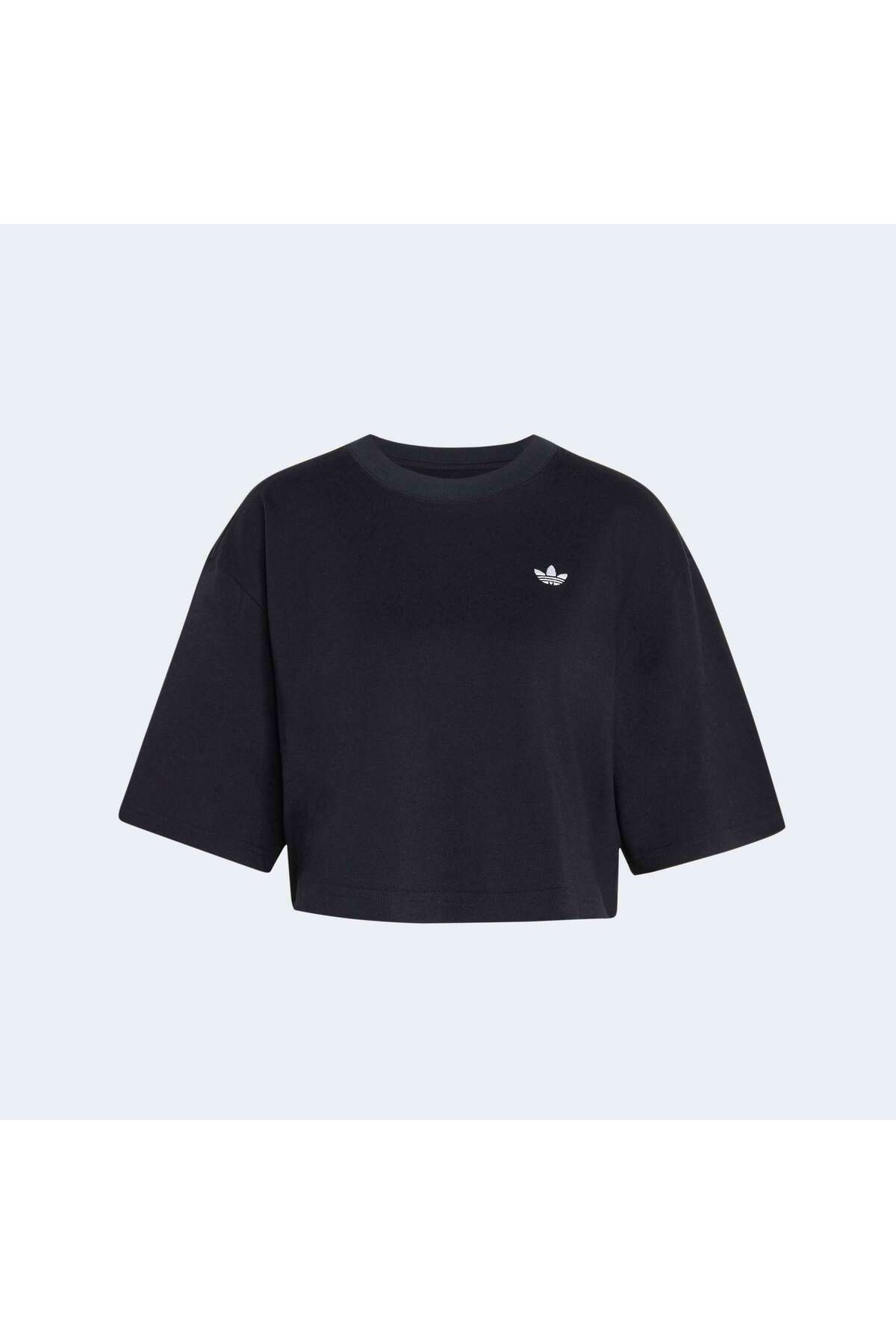 adidas Ess Crop Tee Kadın Spor T-shirt KQ6692 görsel 4