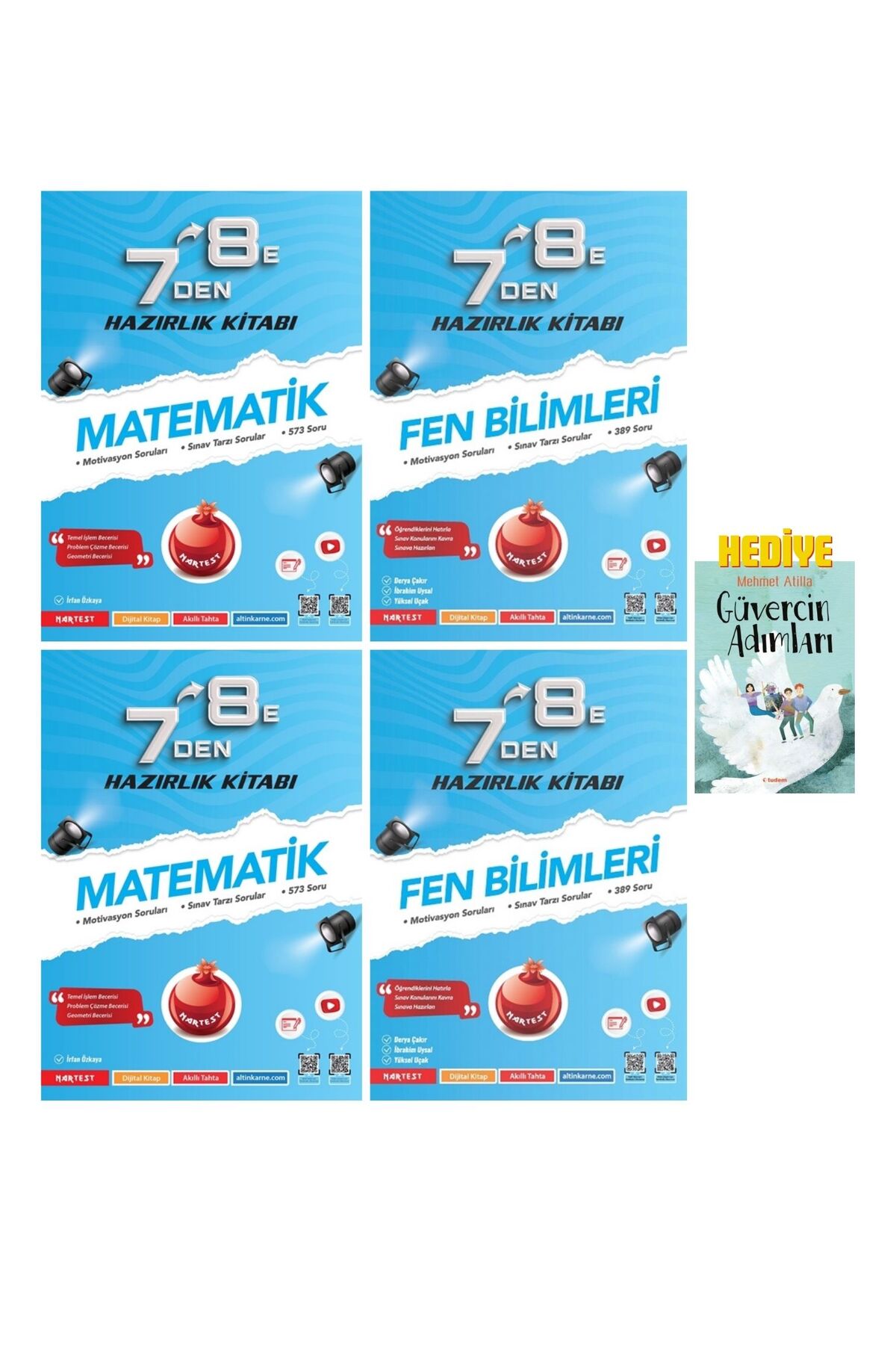 Nartest Yayınları NARTEST 7 DEN 8 E GEÇİŞ TÜM DERSLER HAZIRLIK