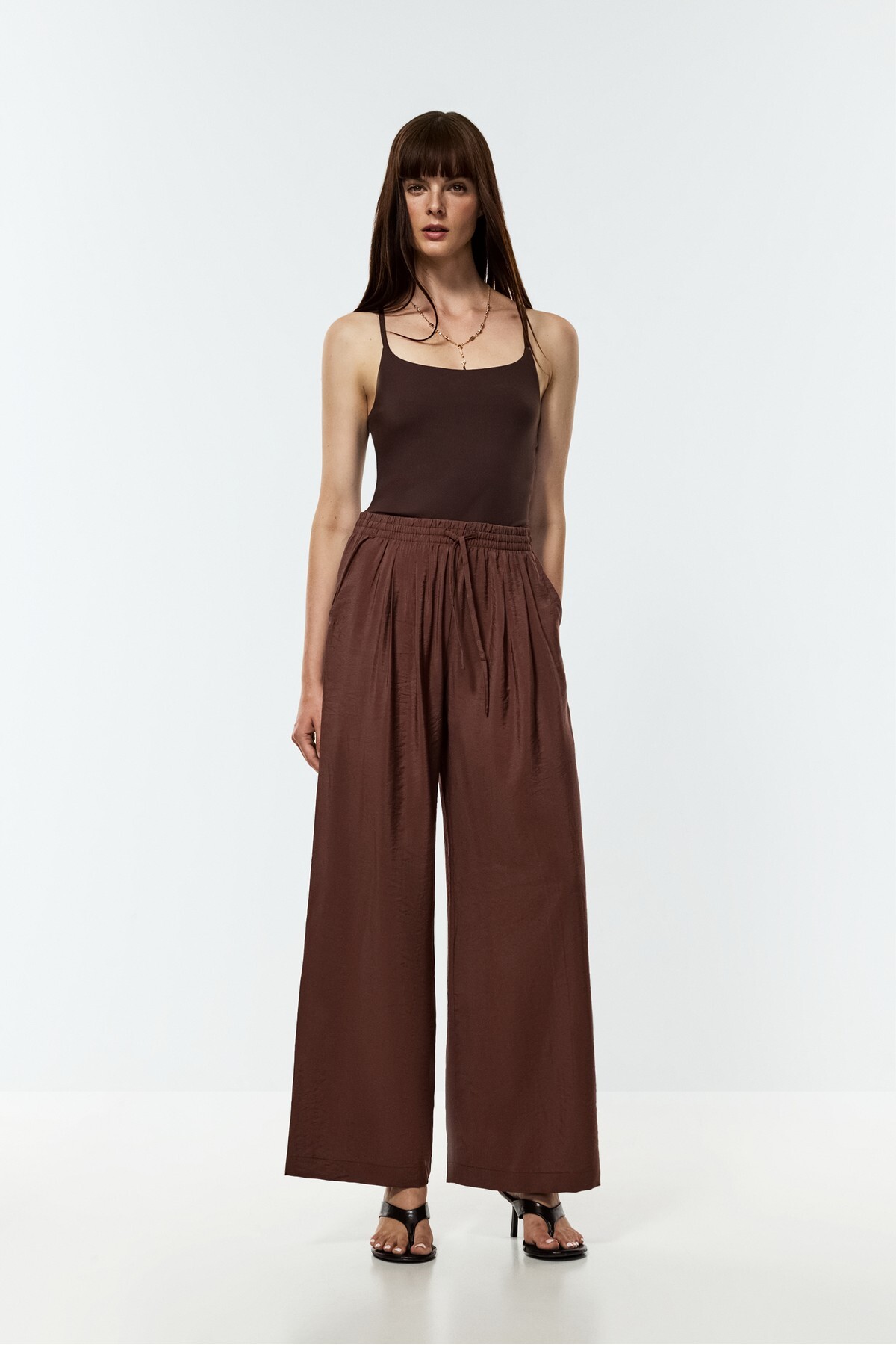 Basic straight cut pants