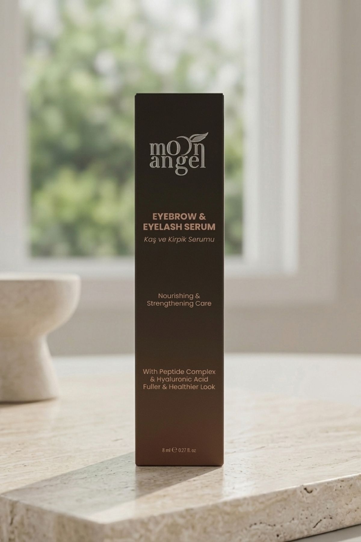 Kaş ve Kirpik Serum 8 ml (Peptide Complex ve Hyaluronic Acid) Besleyici Bakım Serumu — görsel 2