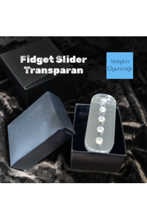 SEF-X Ahsap Tasarım Şeffaf Fidget Slider - Özel Tasarım Dokunsal Odaklanma Oy...