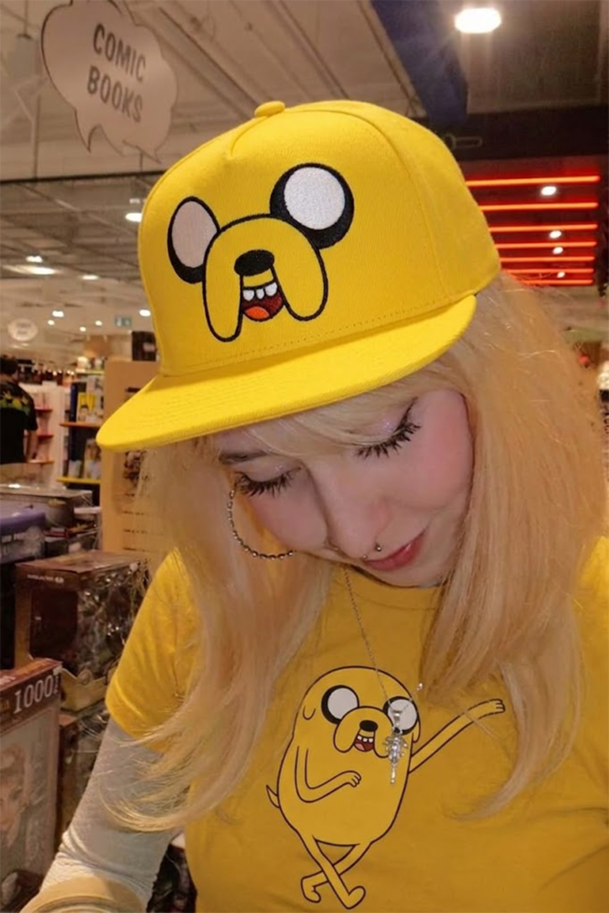 Köstebek Yellow Adventure Time Jack Baseball Cap