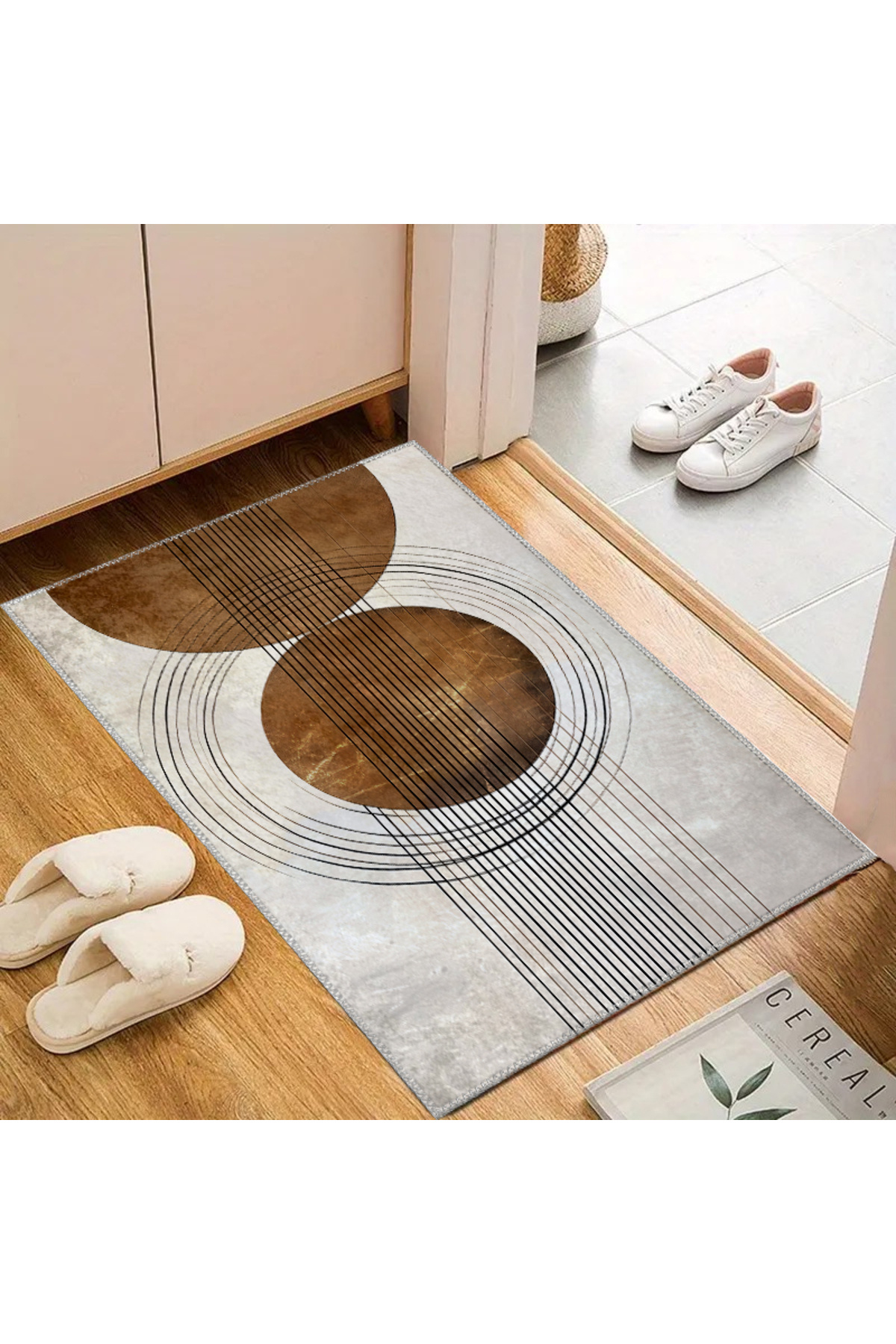 Printed Anti-Slip Base Decorative Indoor Mop Door Front Kitchen Bathroom 50x80 Mop