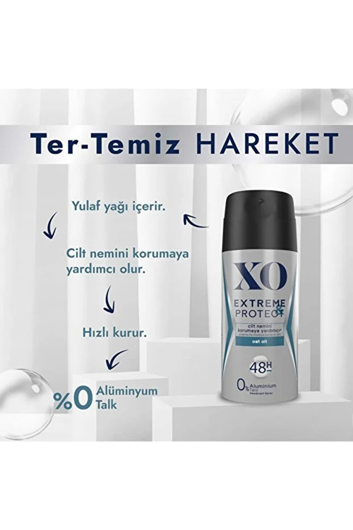 Xo Deodorant 150ML Men-Erkek - Extreme & Perfect — 8690605076931-VIALIVA01 — تصویر 3 از 6