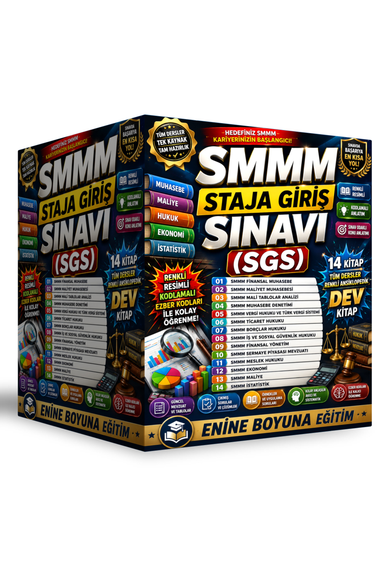 Enine Boyuna Eğitim SGS SMMM STAJA GİRİŞ TAM HAZIRLIK SETİ