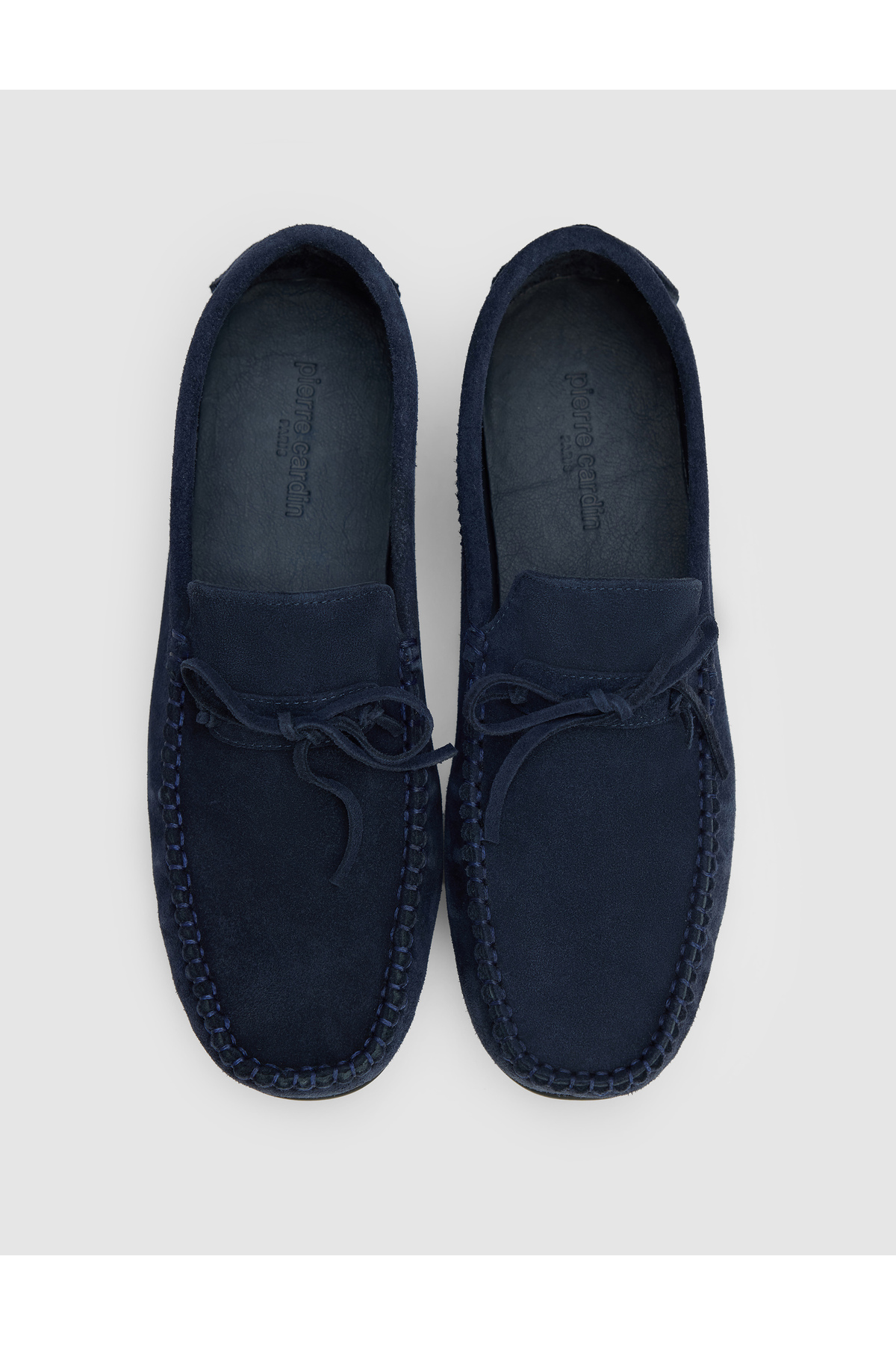 Pierre Cardin Lacivert İp Detaylı %100 Deri Loafer Ayakkabı 50327086-VR033 görsel 6
