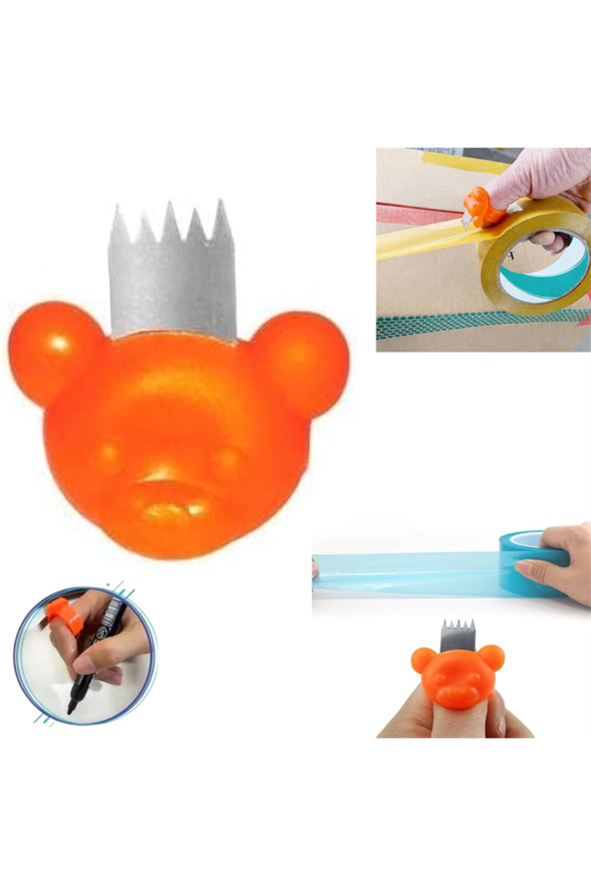 SN-29160 Parmak Tip Pratik Mini Bant Koli Kesici Paket Açıcı — AKYI-144038