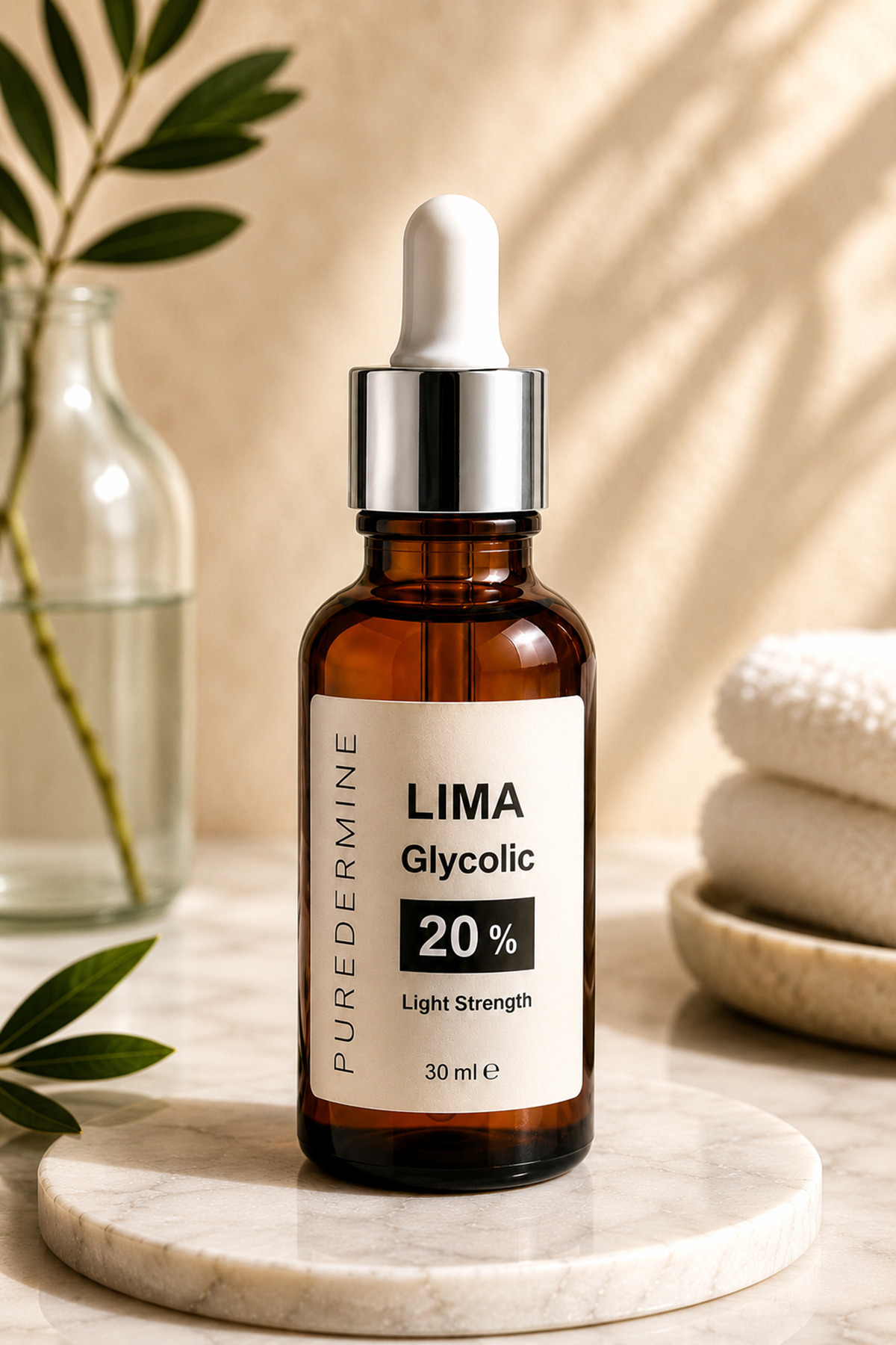 سرم گلیکولیک اسید گلیکولیک 20% لیما | سرم روشن کننده و بازسازی کننده پوست برای کمک به کاهش ظاهر لکه های پس از آکنه — gmqs — تصویر 8 از 8