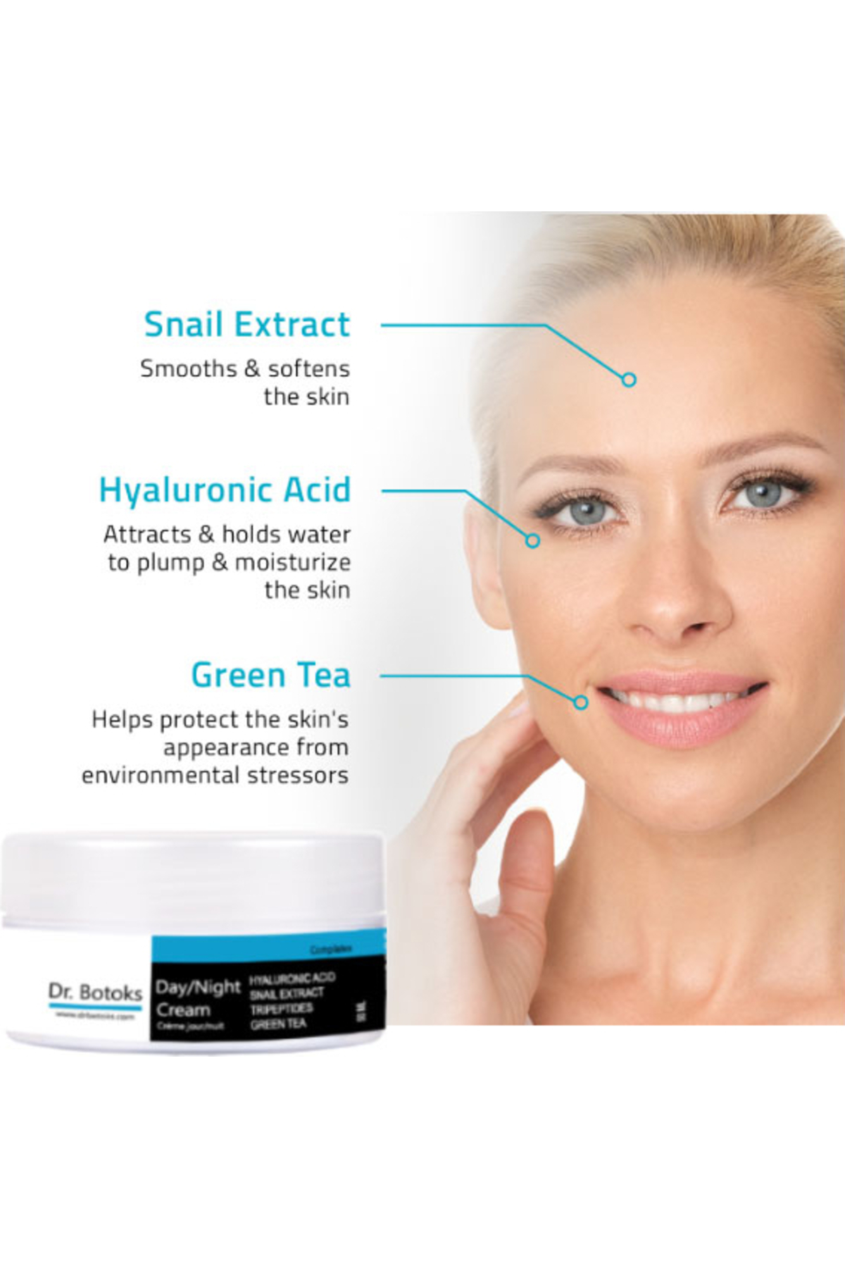 Dr. Botoks Cream 2 Adet Bakım Kremi 50 ml — GU-EYF-15537-NIDA01 — تصویر 3 از 3