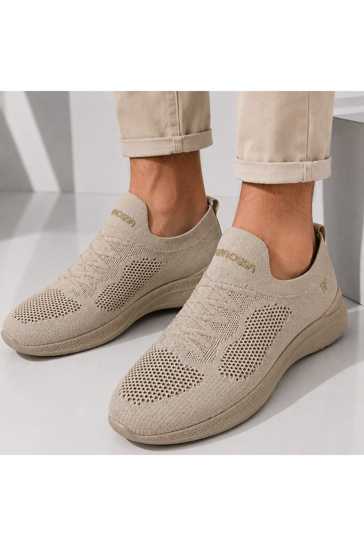 Ferrosa 041 Ortapedik Triko Beyaz Rahat Unisex Spor Ayakkabı — رنگارنگ