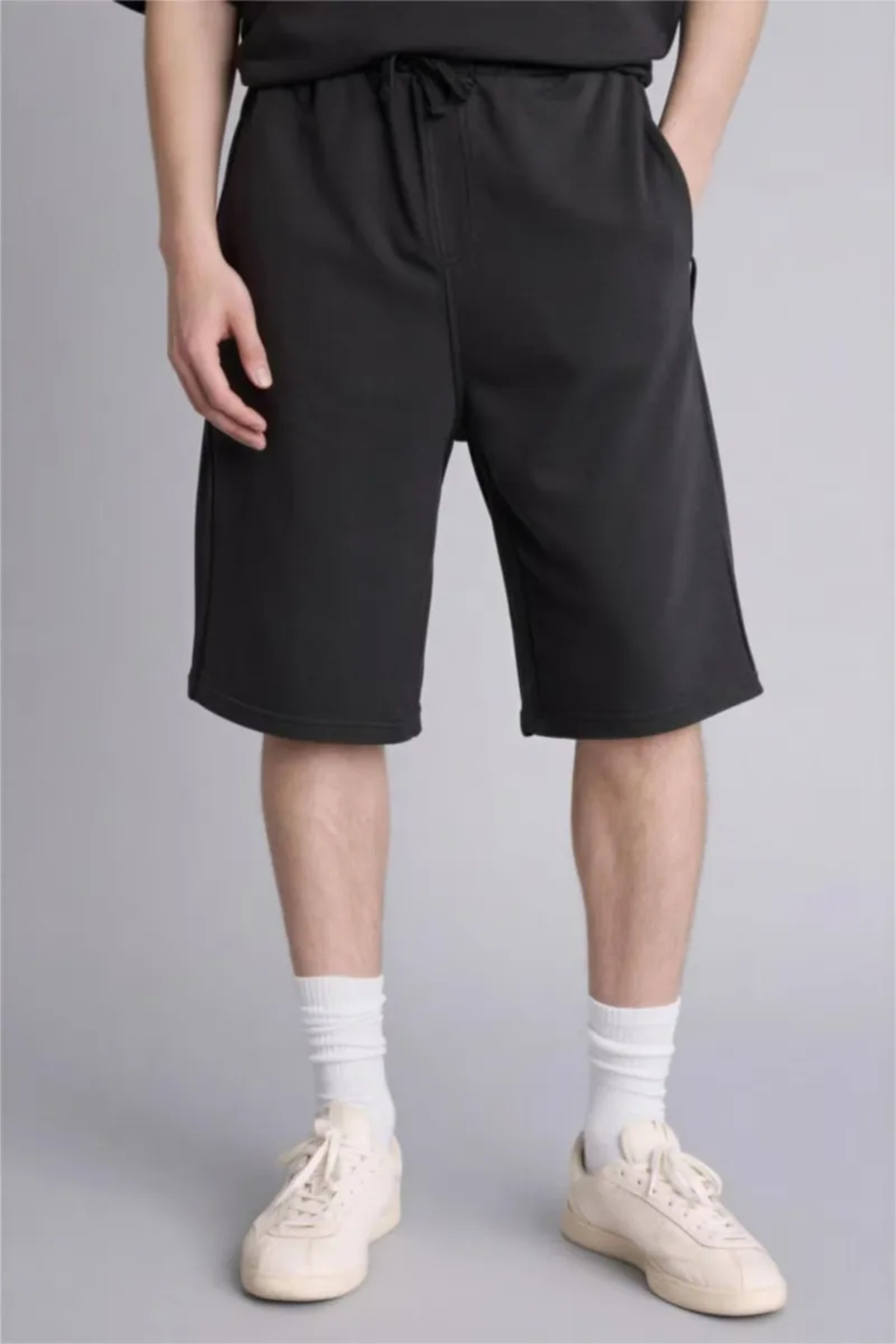 DeFacto BAGGY Fit Beli Lastikli Şort G4185AX26SM görsel 3
