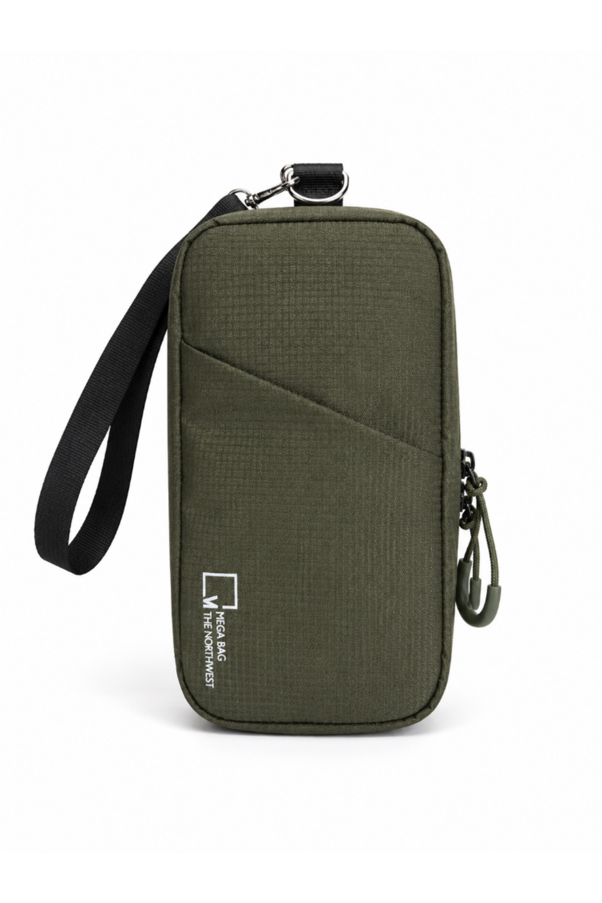 Baginn Erkek El Çantası Paraşüt Kumaş Suya Dayanıklı Portföy Stil El Çantası Traş Kozmetik Çantası 23*14Cm görsel 4