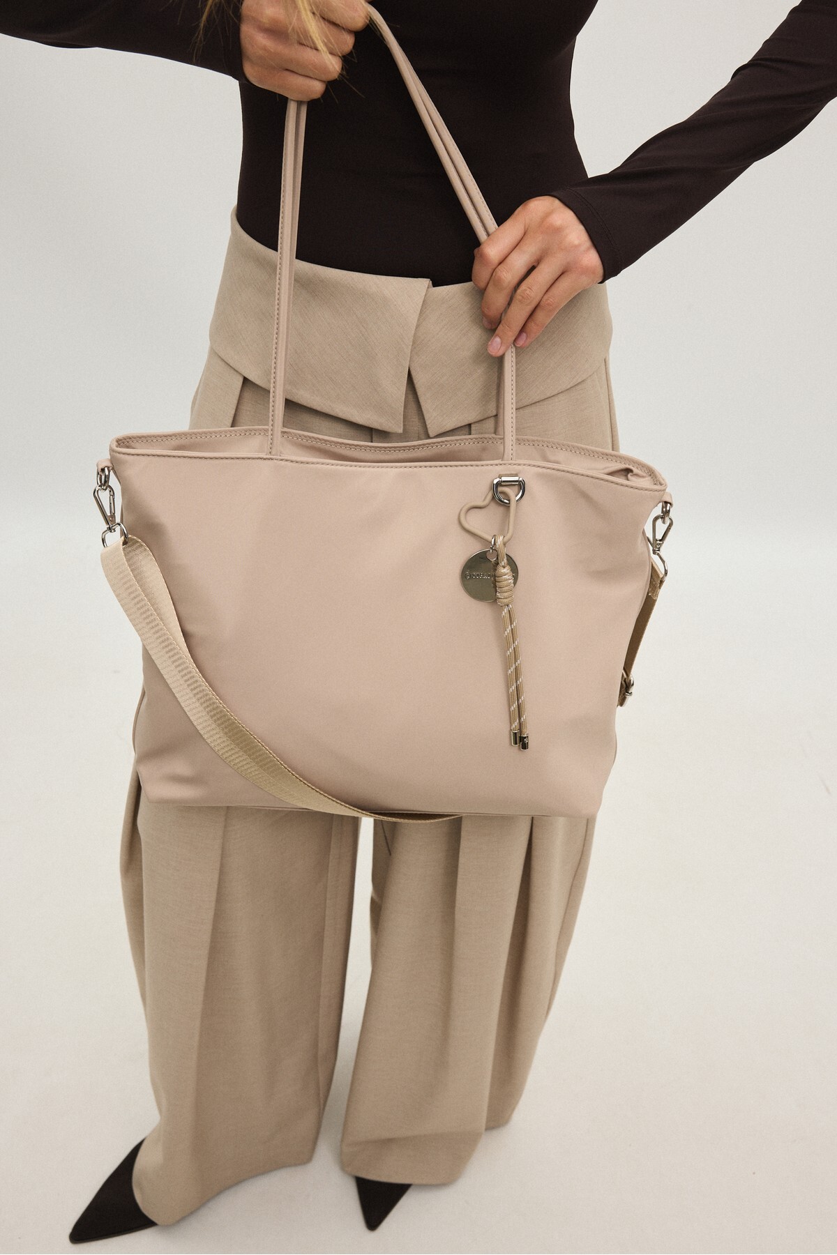 Stradivarius BASIC HANDBAG görsel 4