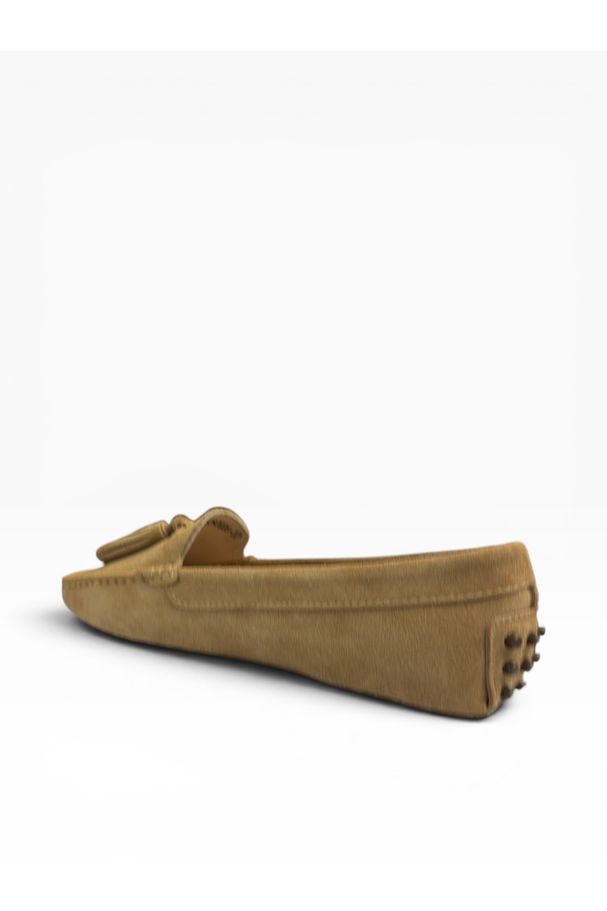 West To West Westtowest Kadın Camel Süet Loafer Püsküllü Babet Günlük Makosen Ayakkabı görsel 5