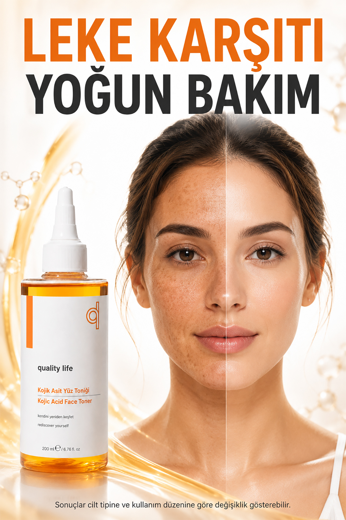 Kojik Asit Tonik 11 Aktifli Aydınlatıcı Leke ve Siyah Nokta Karşıtı Cilt Nemlendirici 200 ml — kojik-asit-tonik-sivilce-akne-karşıtı — تصویر 8 از 8