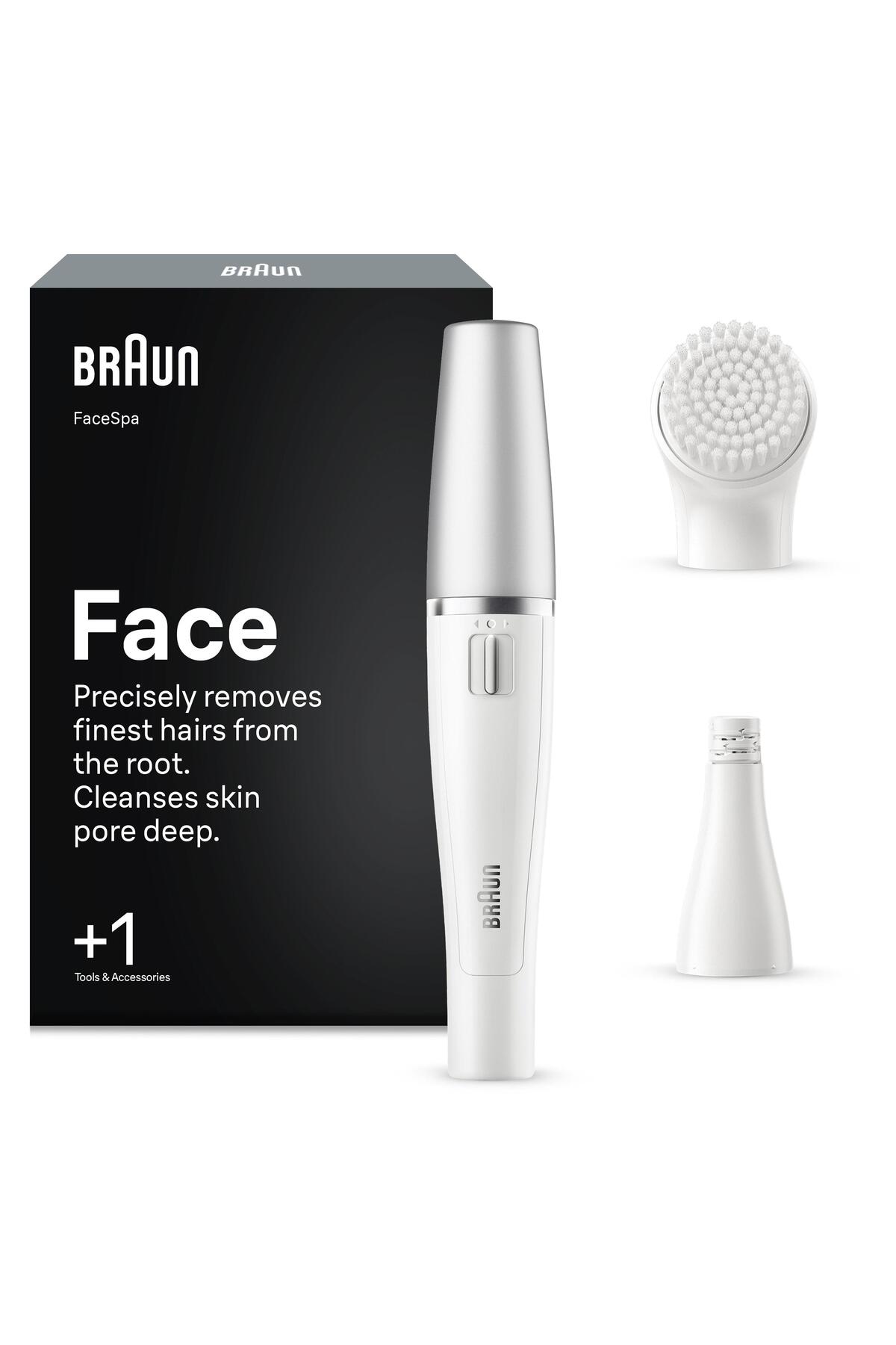 Braun براون اپیلاتور صورت FaceSpa، سری پاک‌کننده صورت، 810 — 80880786