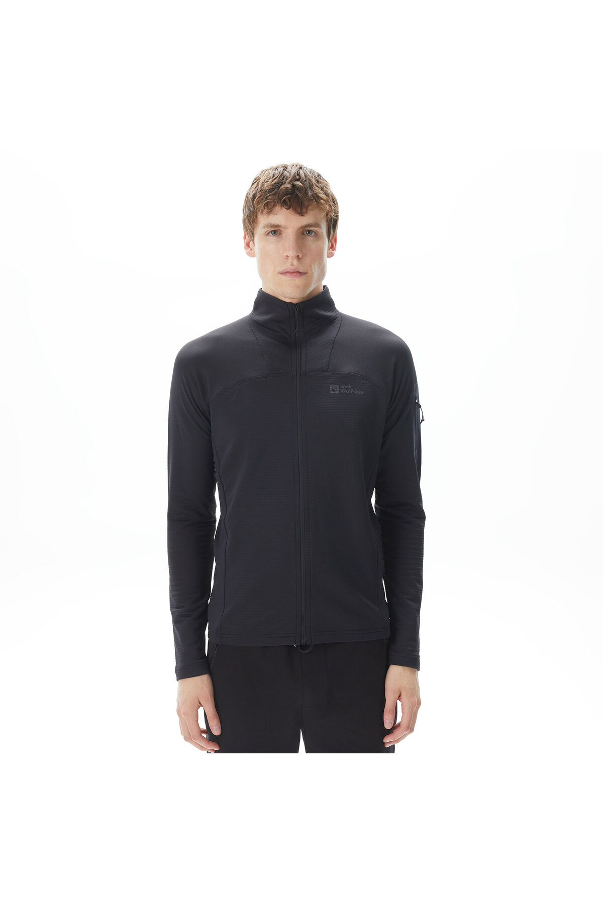 Prelight Full Zipper Siyah Erkek Polar — رنگارنگ SAPG::1711001_6000
