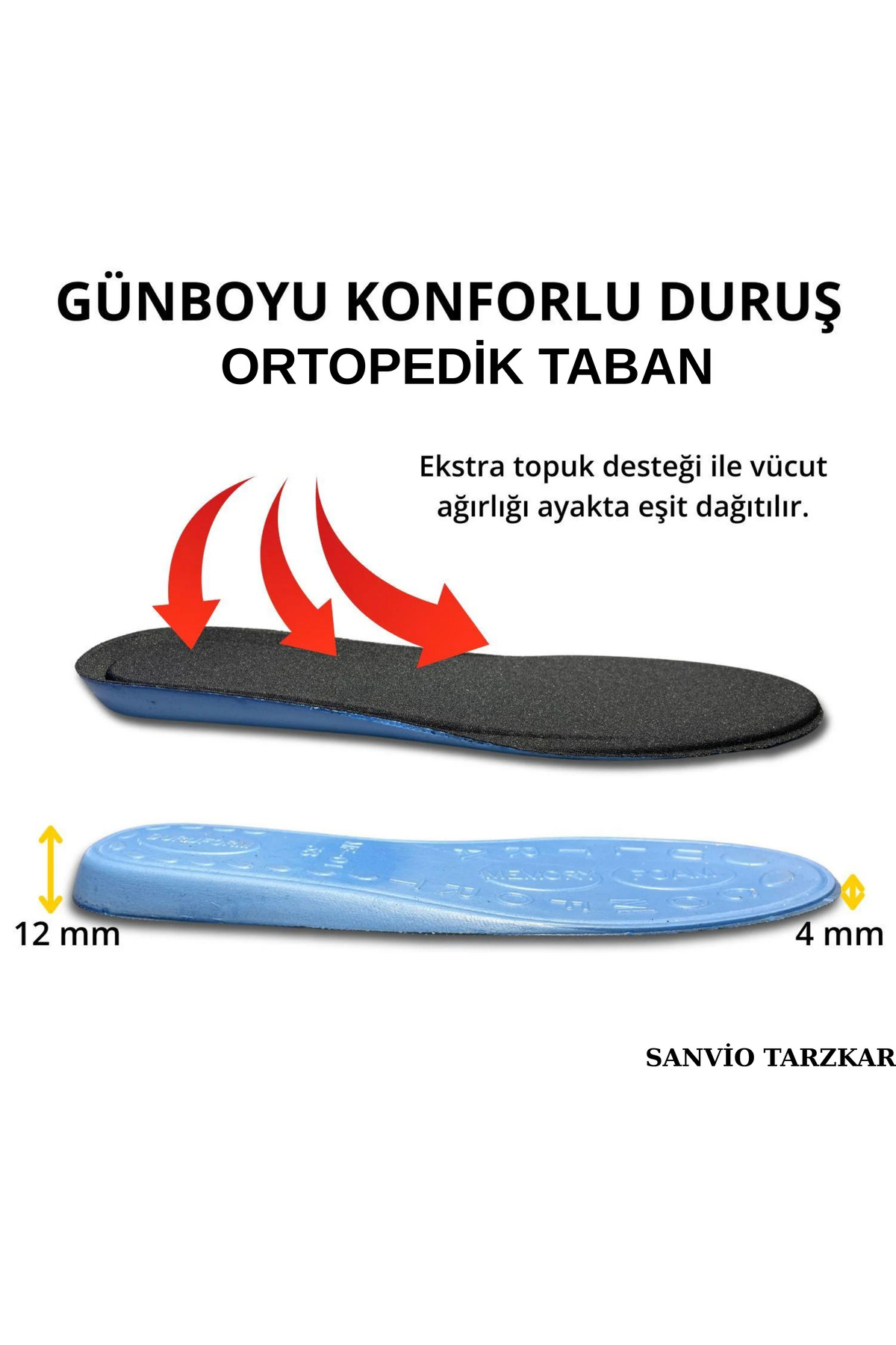 Sanvio Tarzkar Erkek Siyah İçi Kürklü Kışlık Bot Su Geçirmez Kaymaz Taban Rahat Outdoor Bot görsel 7
