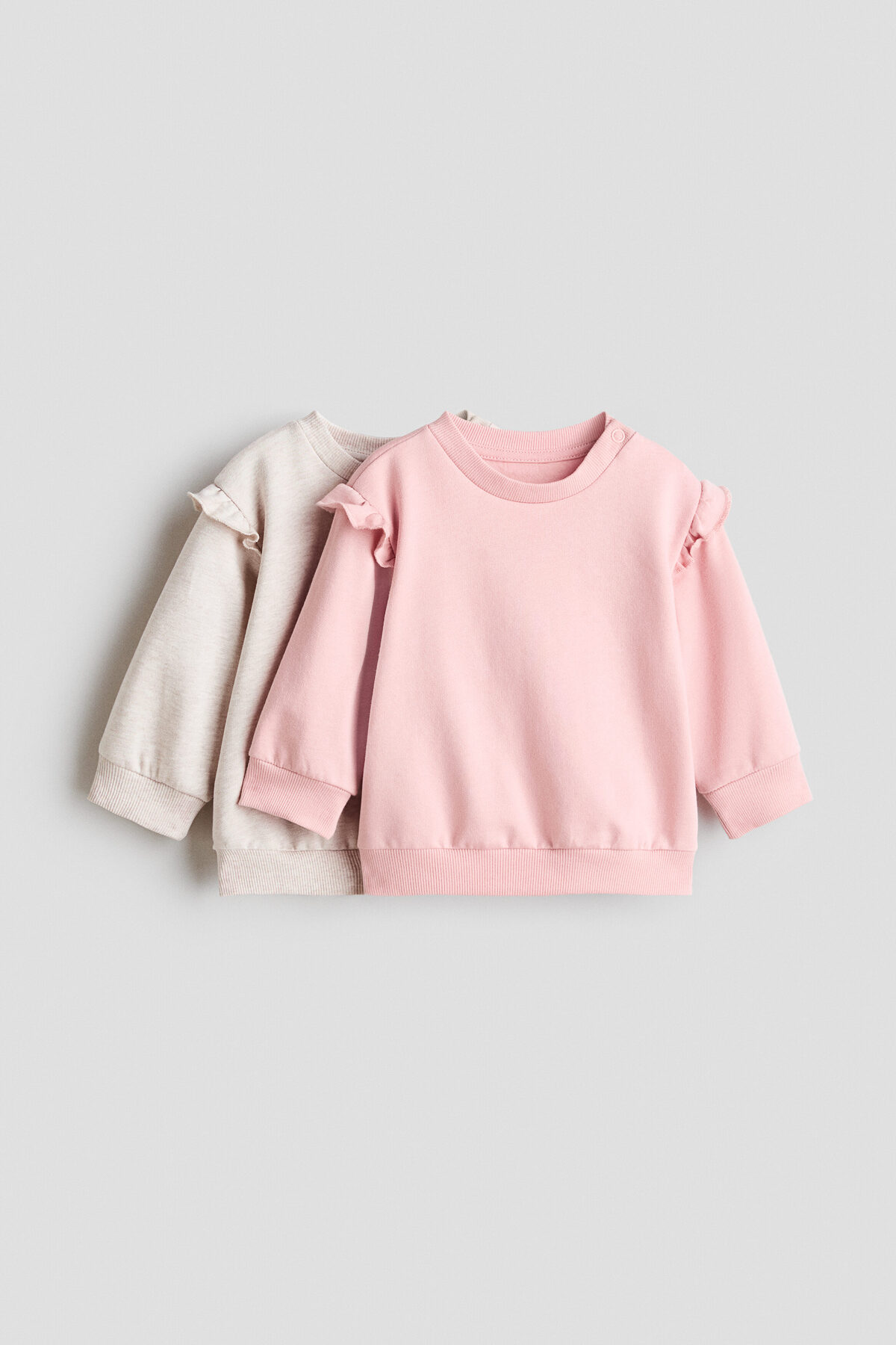 ست سویشرت دو تکه آستردار پشمی اچ اند ام سویشرت H&M