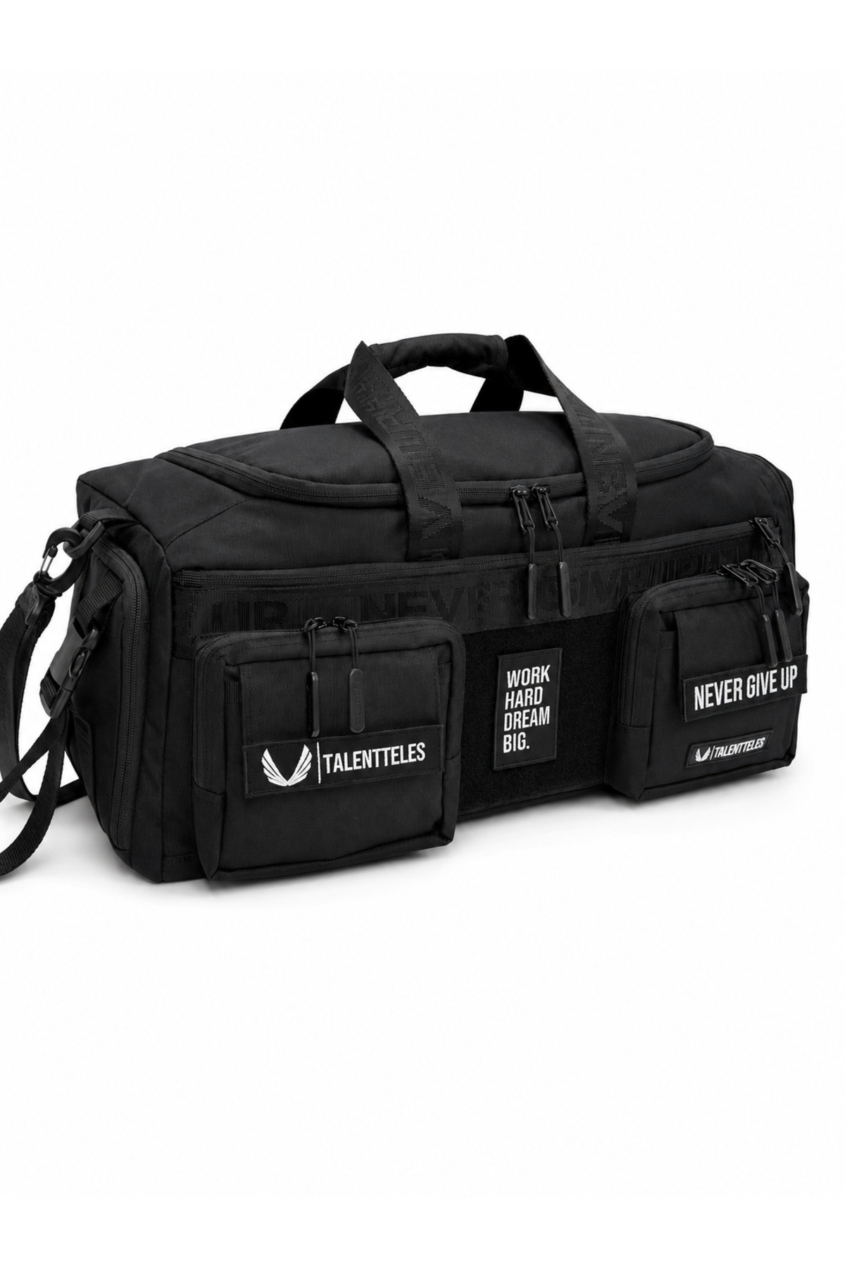 talentteles DUFFLE BLACK 45L SPOR ÇANTASI görsel 4