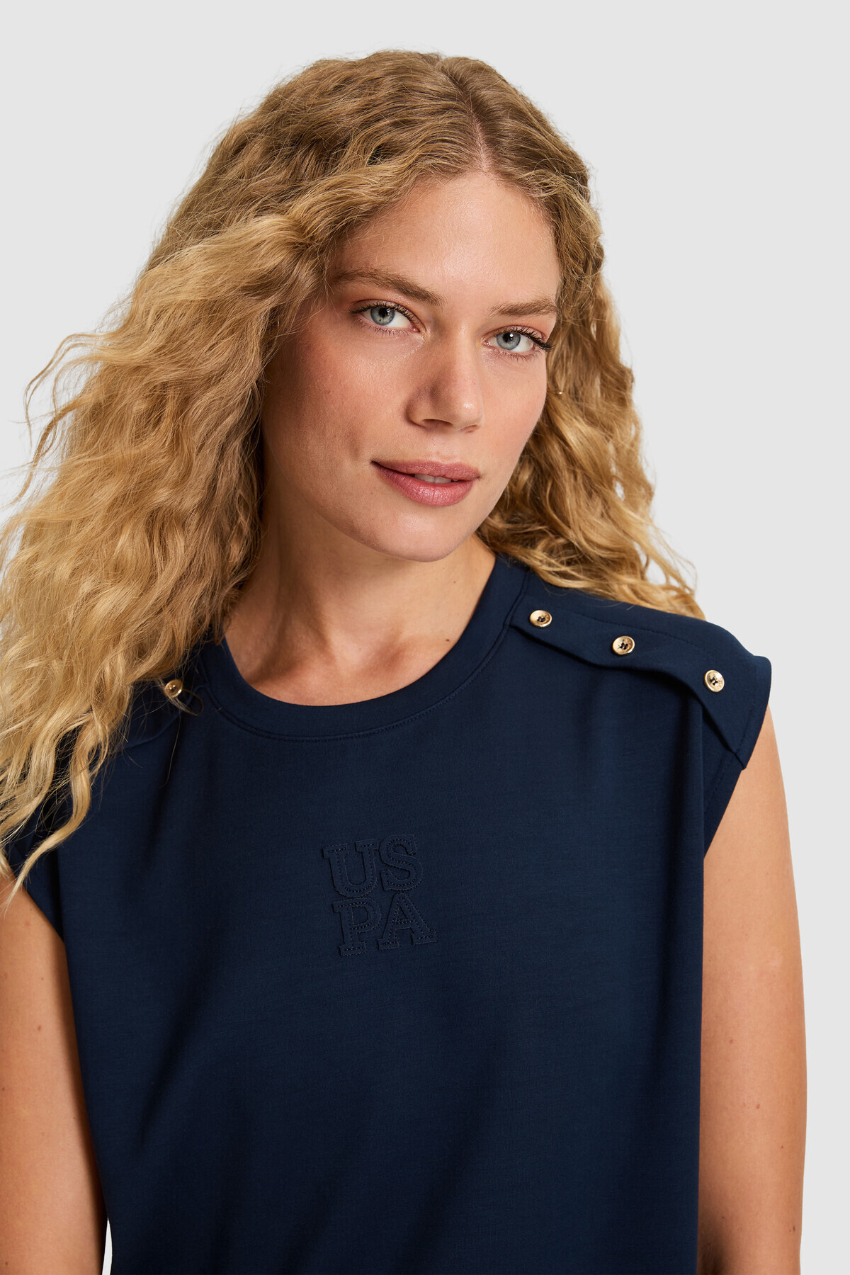 U.S. Polo Assn. Kadın Lacivert Örme Elbise 50323468-VR033 görsel 2