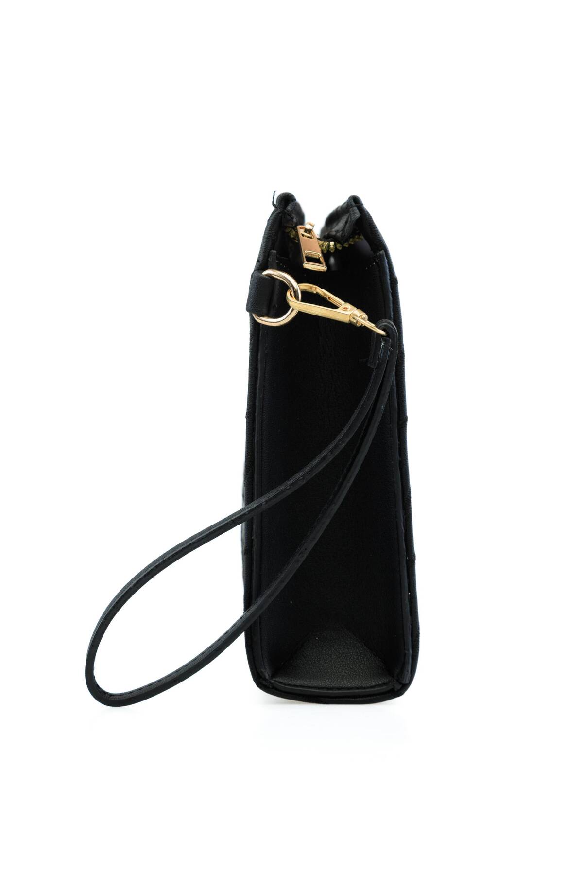 Shkup Kadın Yıldız Nakışlı Portföy El Çantası Bilek Askılı Şık Clutch Çanta görsel 6