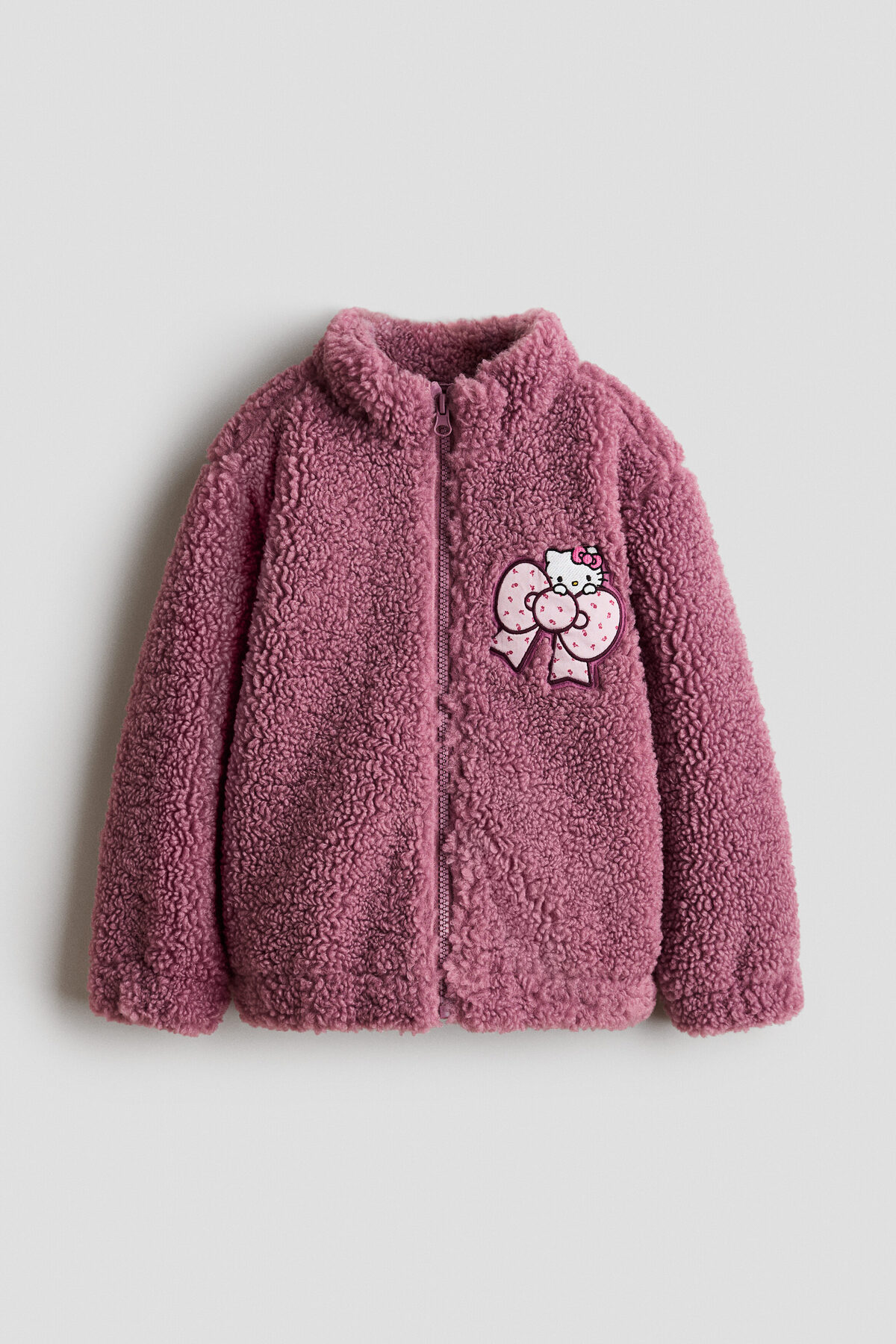 ژاکت مخمل اپلیکه اچ اند ام کت H&M