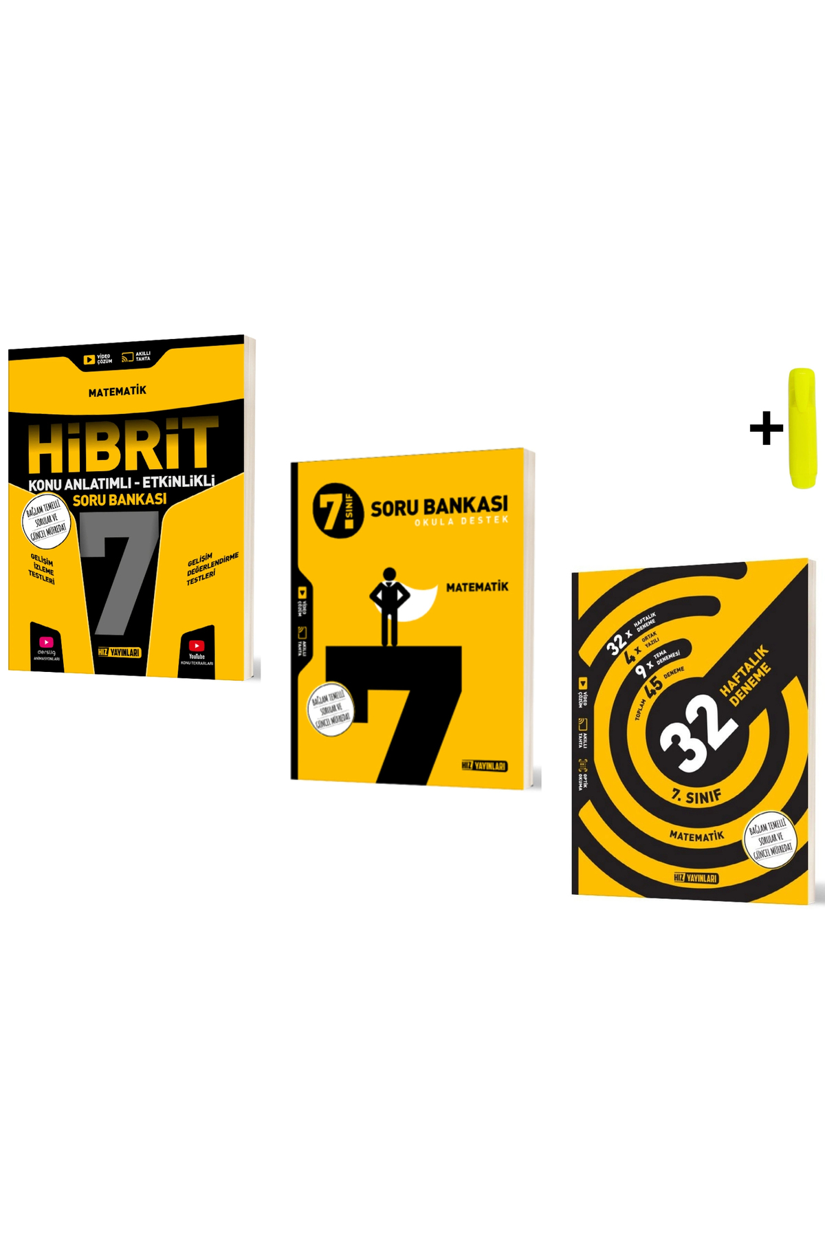 Hız Yayınları Hız 7. Sınıf Matematik Konu Soru Deneme Seti Maarif