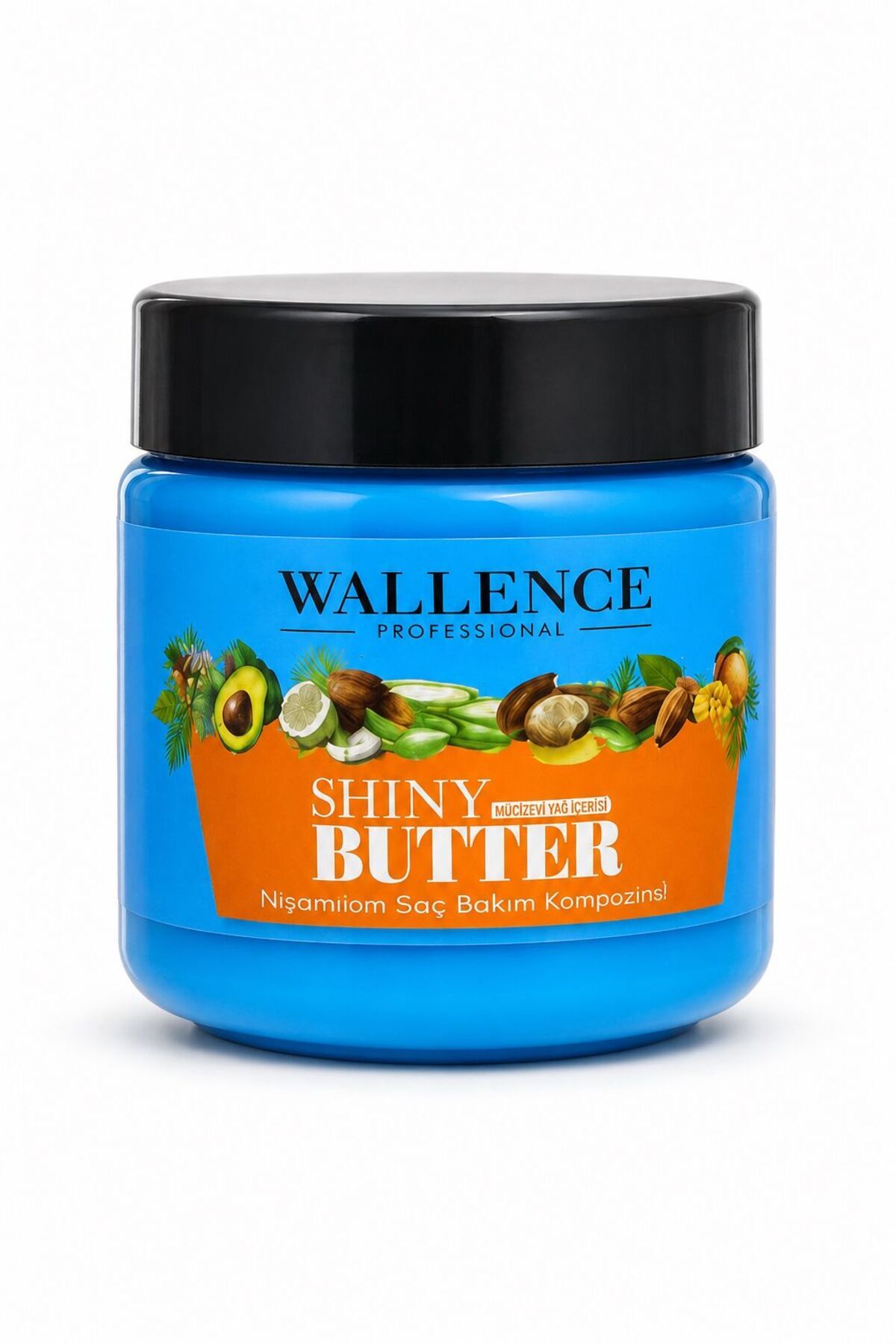 wallence نرم کننده موی Shiny Butter با ۷ ماده تشکیل دهنده مخصوص و ماندگاری بالا، ۲۲۵ میلی لیتر — shin