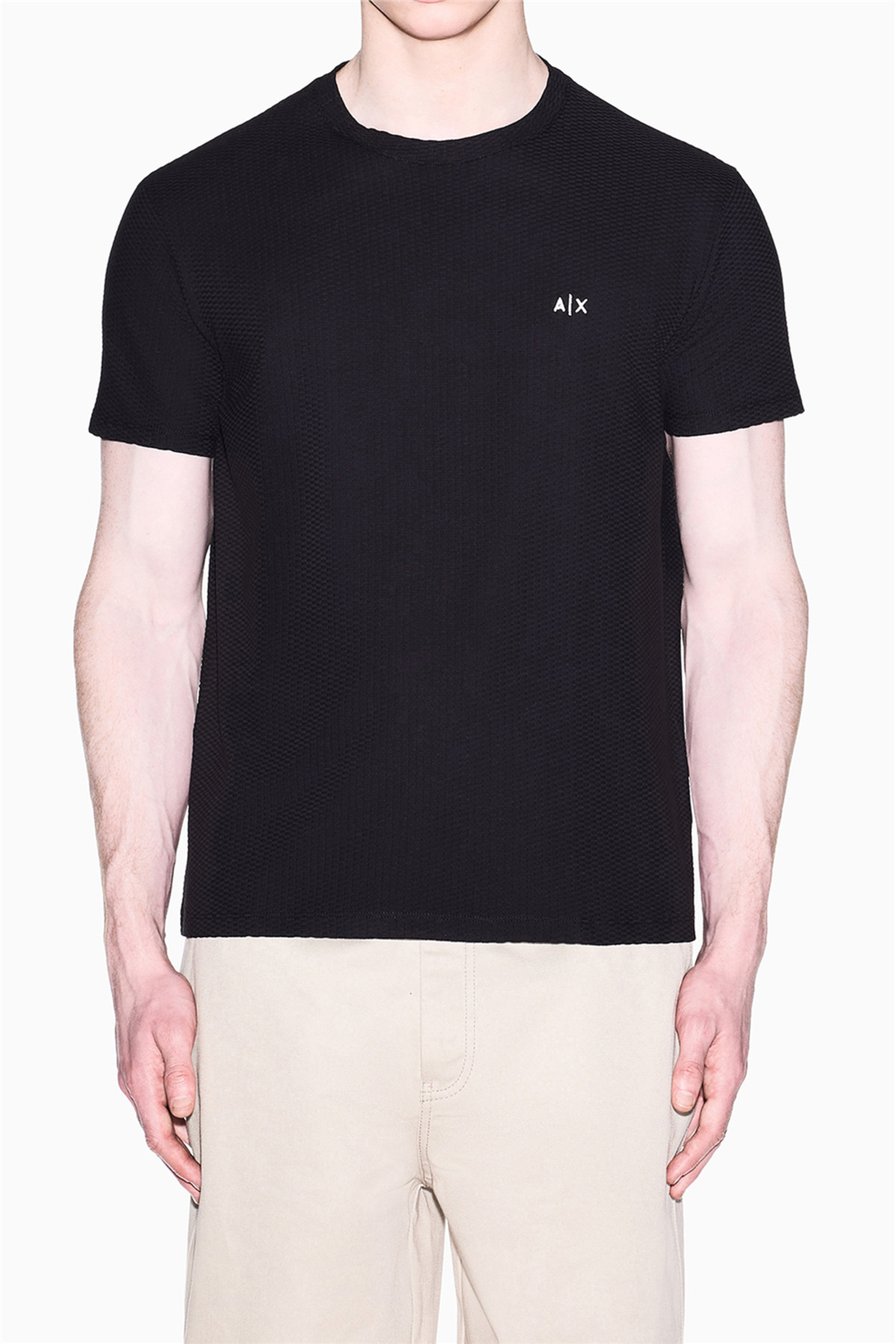 تی‌شرت یقه گرد مردانه مشکی آرمانی اکسچنج تی شرت Armani Exchange