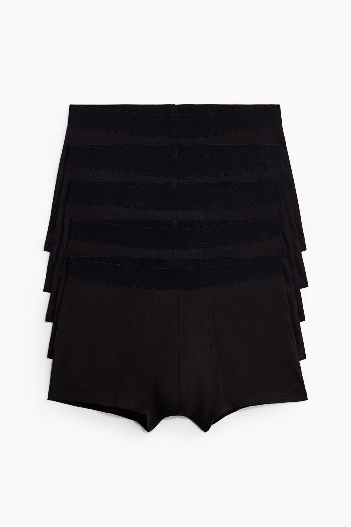 H&M 5'li Kısa Paça Boxer Şort Lycra® görsel 2